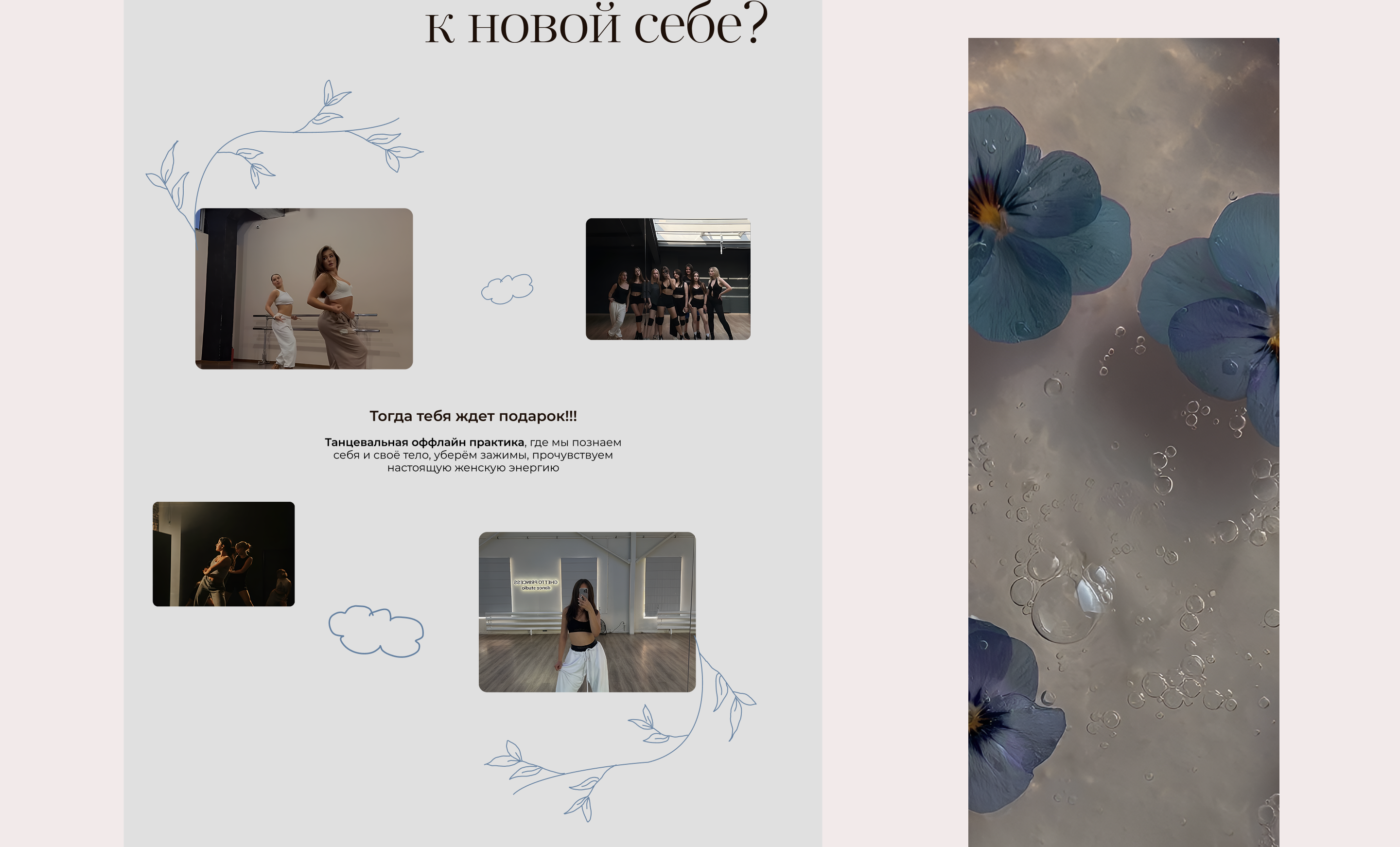Сайт для курса / SheBloom — Изображение №12 — Интерфейсы на Dprofile