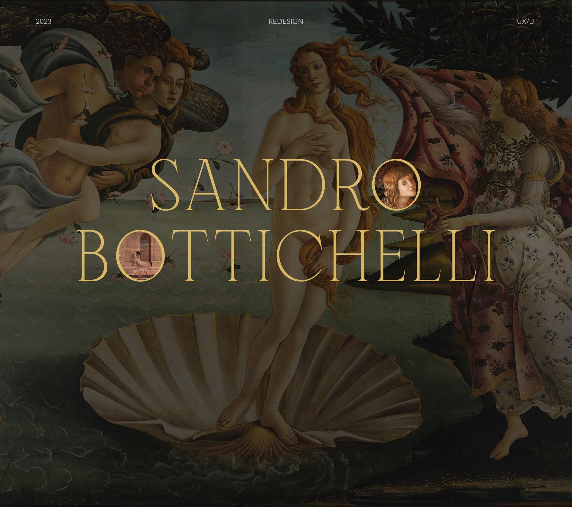Sandro Bottichelli – Redesign Concept — Изображение №1 — Интерфейсы на Dprofile