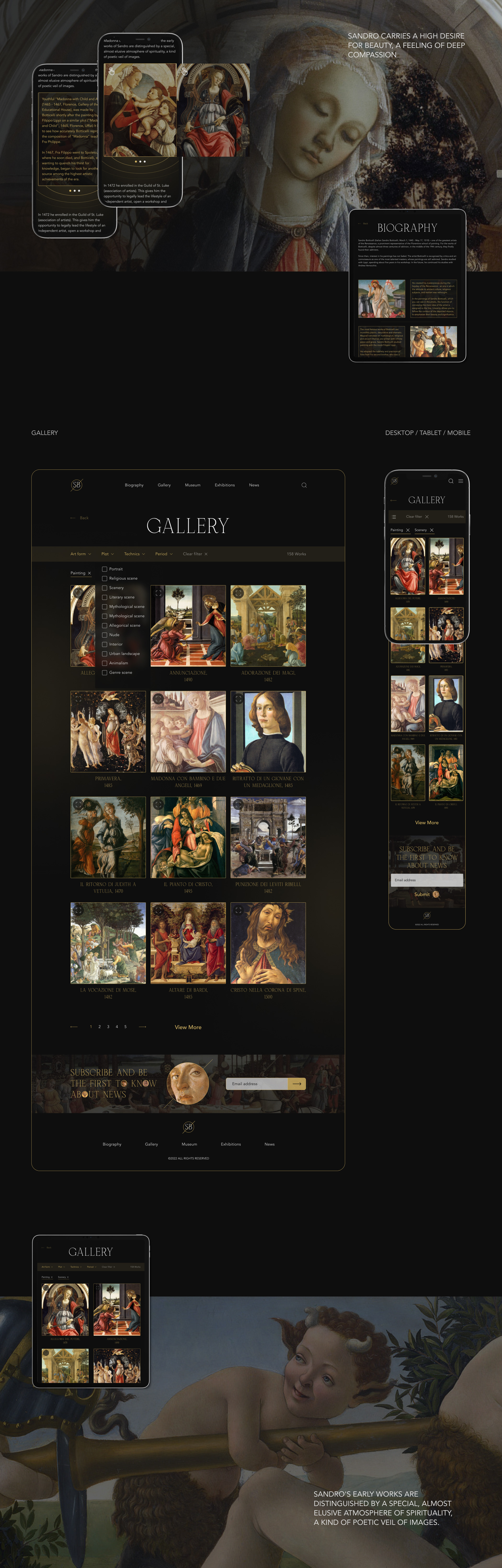 Sandro Bottichelli – Redesign Concept — Изображение №6 — Интерфейсы на Dprofile
