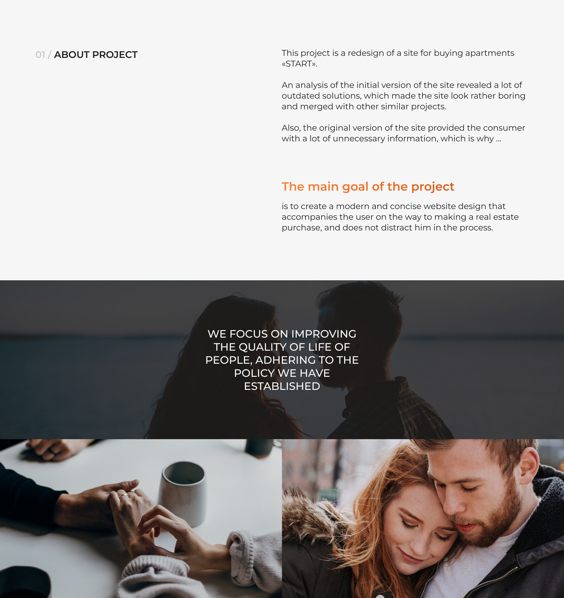 START Apartment Complex – Website Redesign — Изображение №2 — Интерфейсы на Dprofile