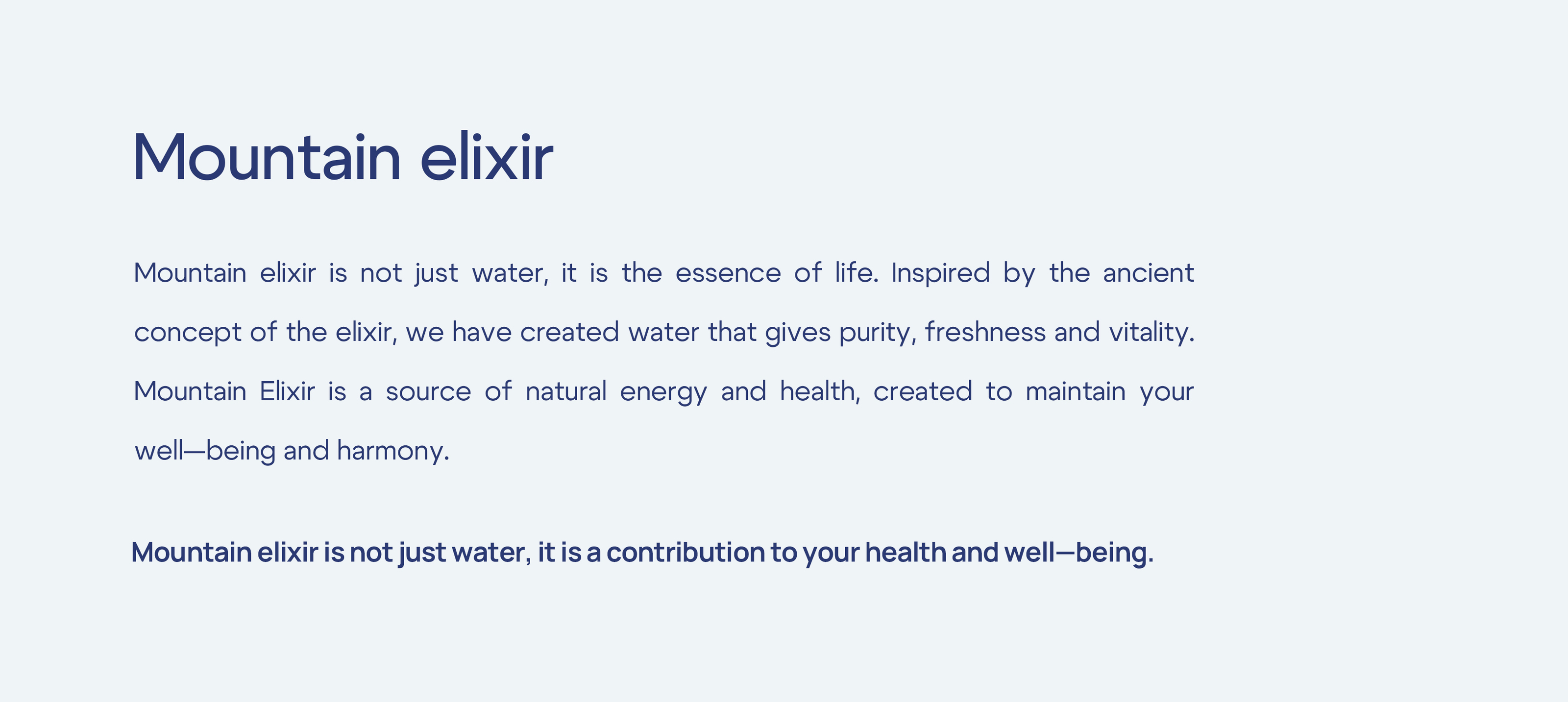 Mountain elixir CONCEPT — Изображение №2 — Графика на Dprofile