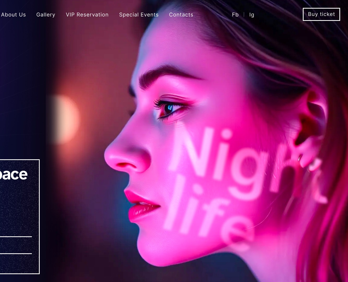 Главная обложка лендинга — Интерфейсы на Dprofile