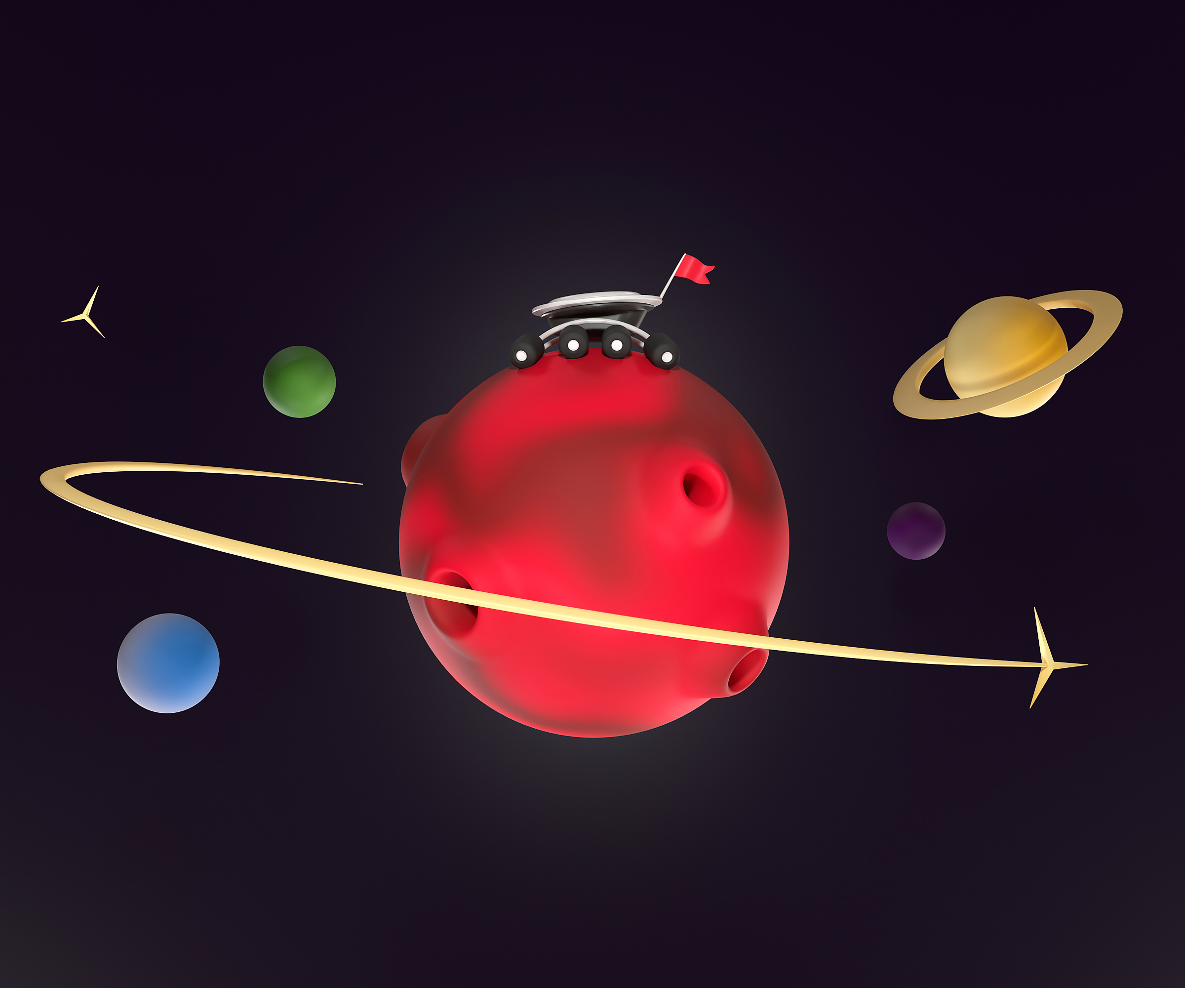 Evil Martians 1 — Изображение №3 — Иллюстрация, 3D на Dprofile