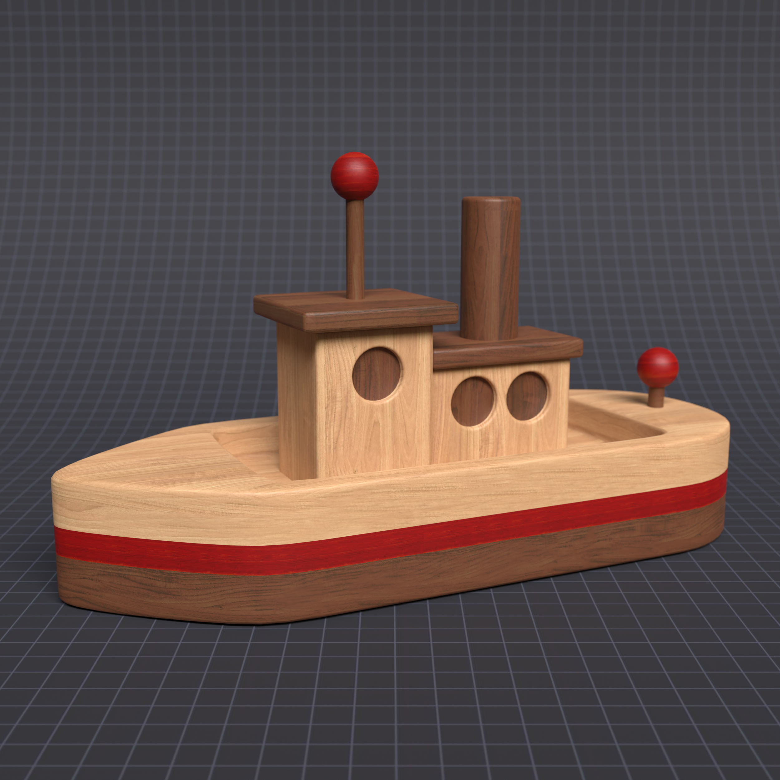 Wooden Toys — Изображение №1 — Иллюстрация, 3D на Dprofile
