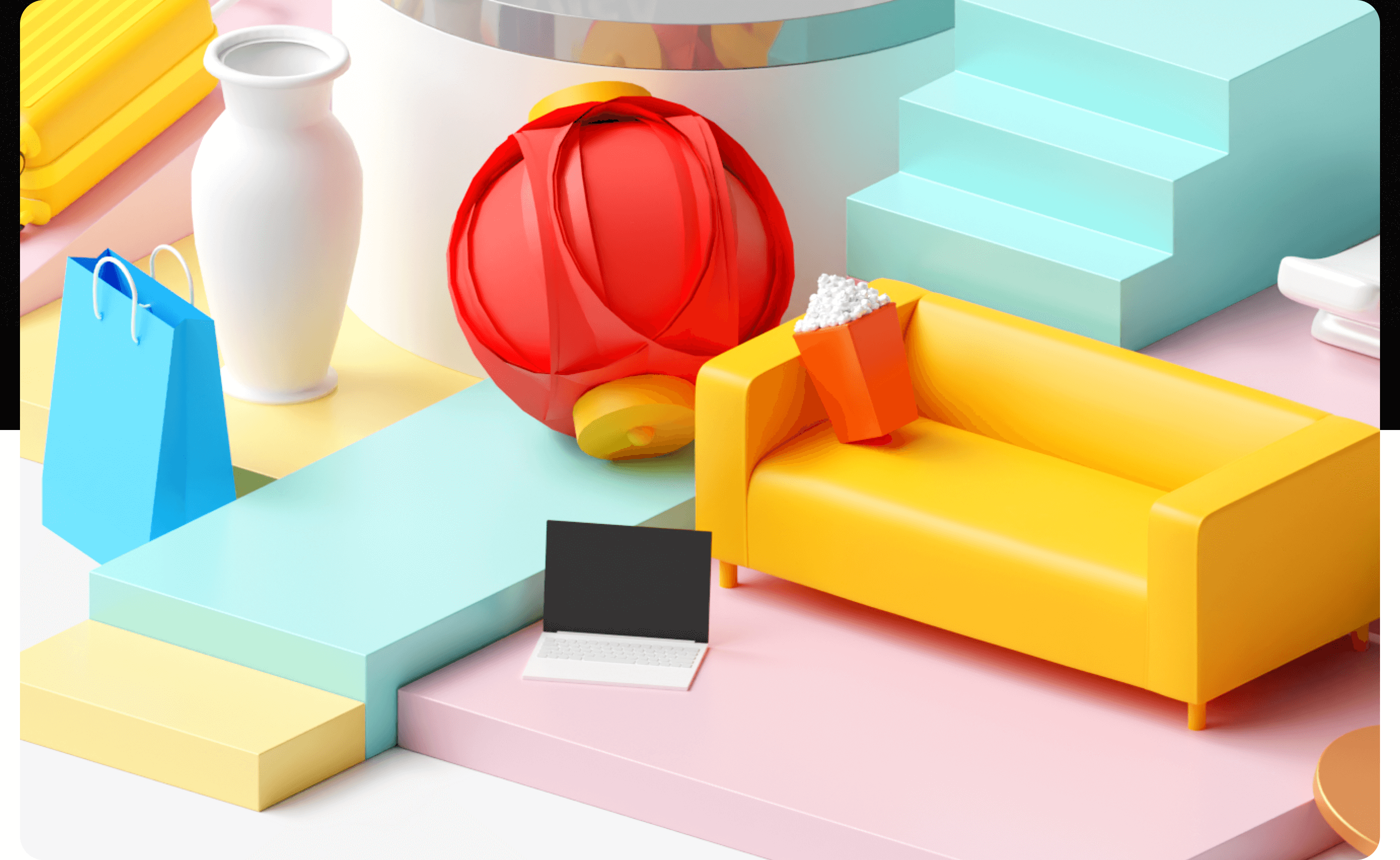 3D-иллюстрации для экосистемы Тинькофф — Изображение №9 — Иллюстрация, Графика на Dprofile