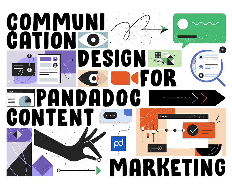 Коммуникационный дизайн для контент-маркетинга PandaDoc — Графика, Маркетинг на Dprofile