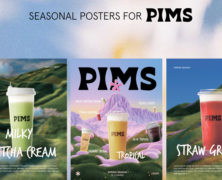 POSTERS FOR PIMS — Интерфейсы, Брендинг на Dprofile