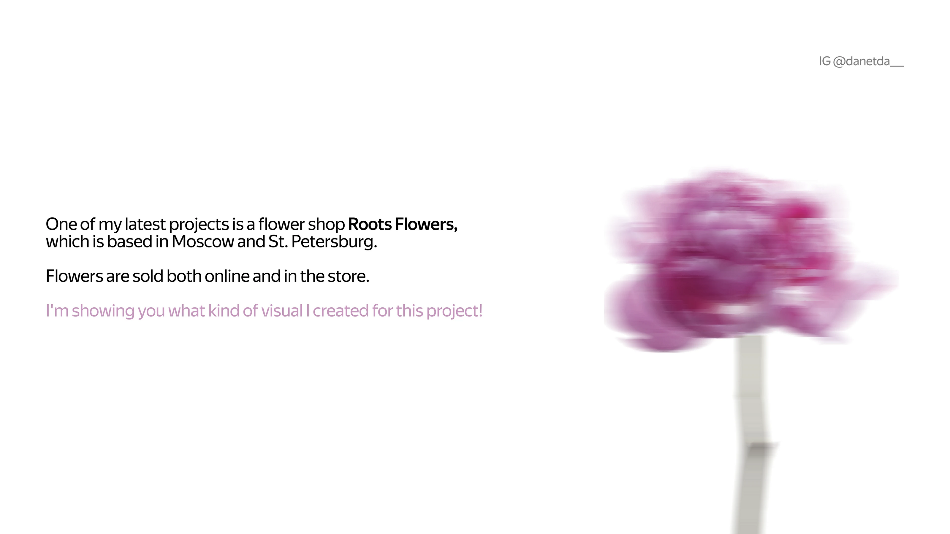 ROOTS FLOWERS — Изображение №1 — Интерфейсы, Брендинг на Dprofile