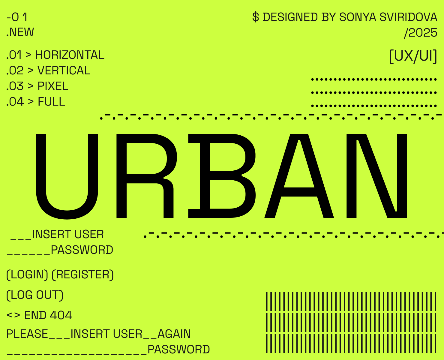 URBAN | E-COMMERCE | WEBSITE — Интерфейсы на Dprofile