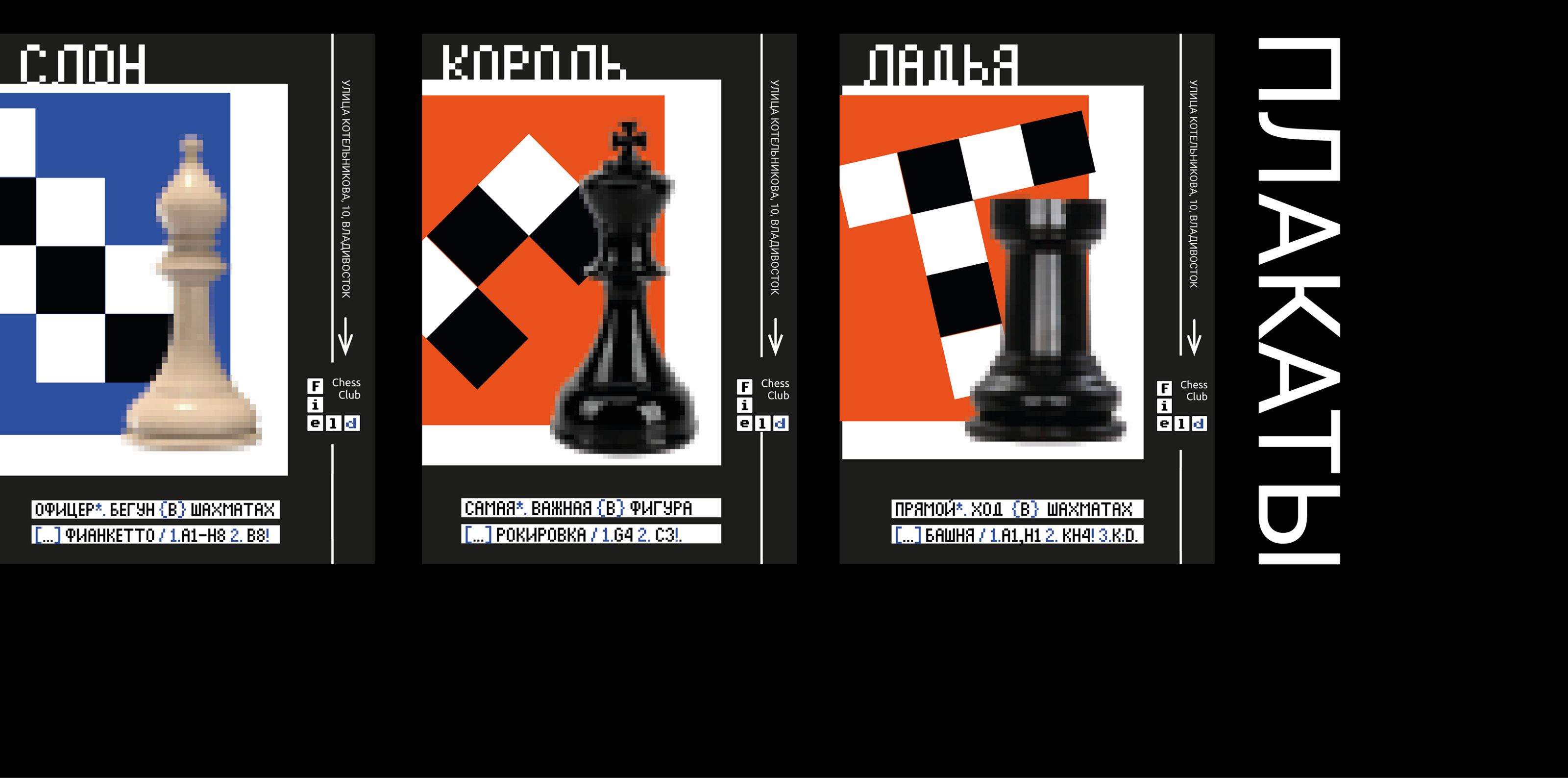Шахматный клуб "Field" — Изображение №7 — Брендинг на Dprofile