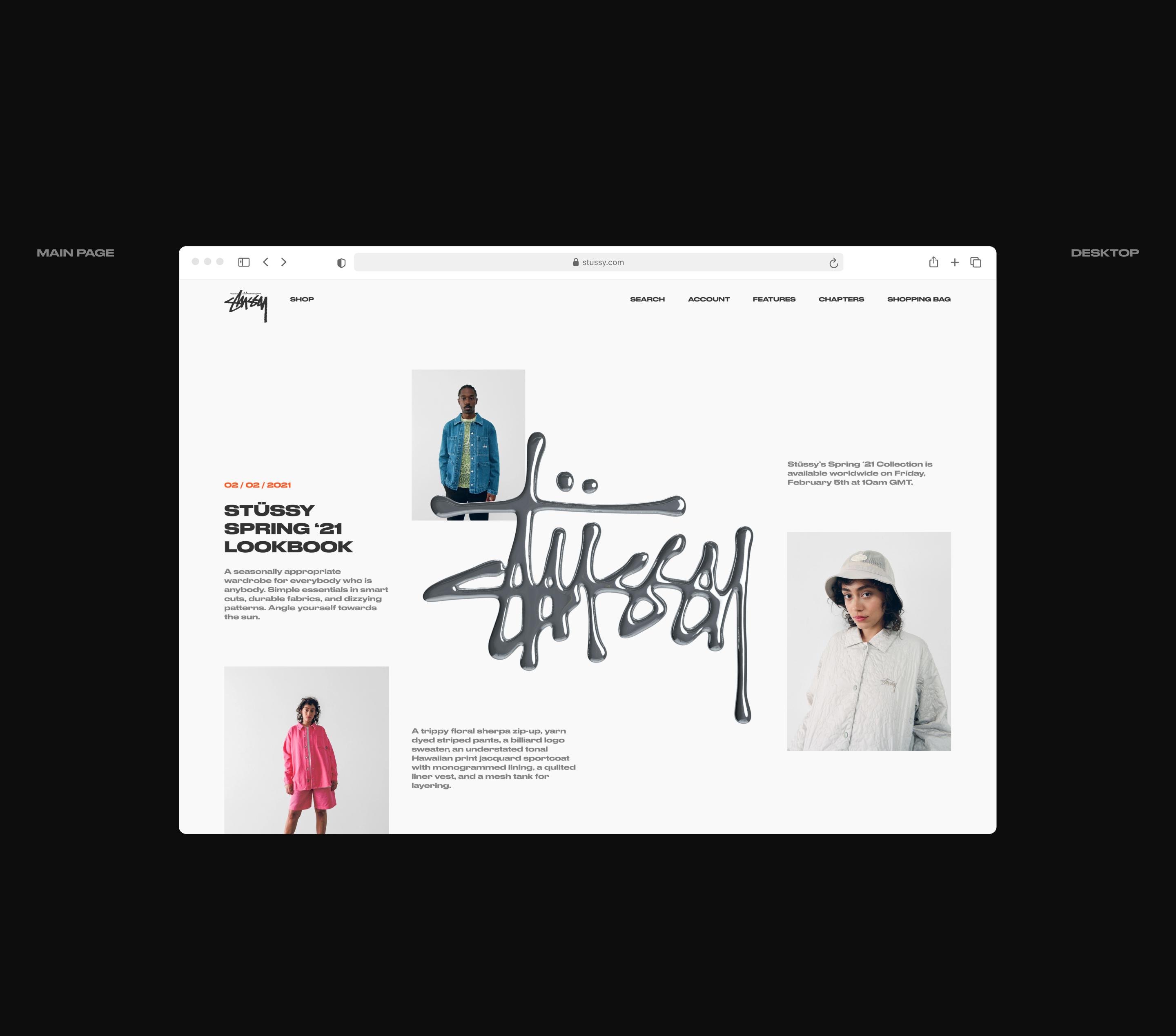 Stussy / Web — Изображение №5 — Интерфейсы на Dprofile