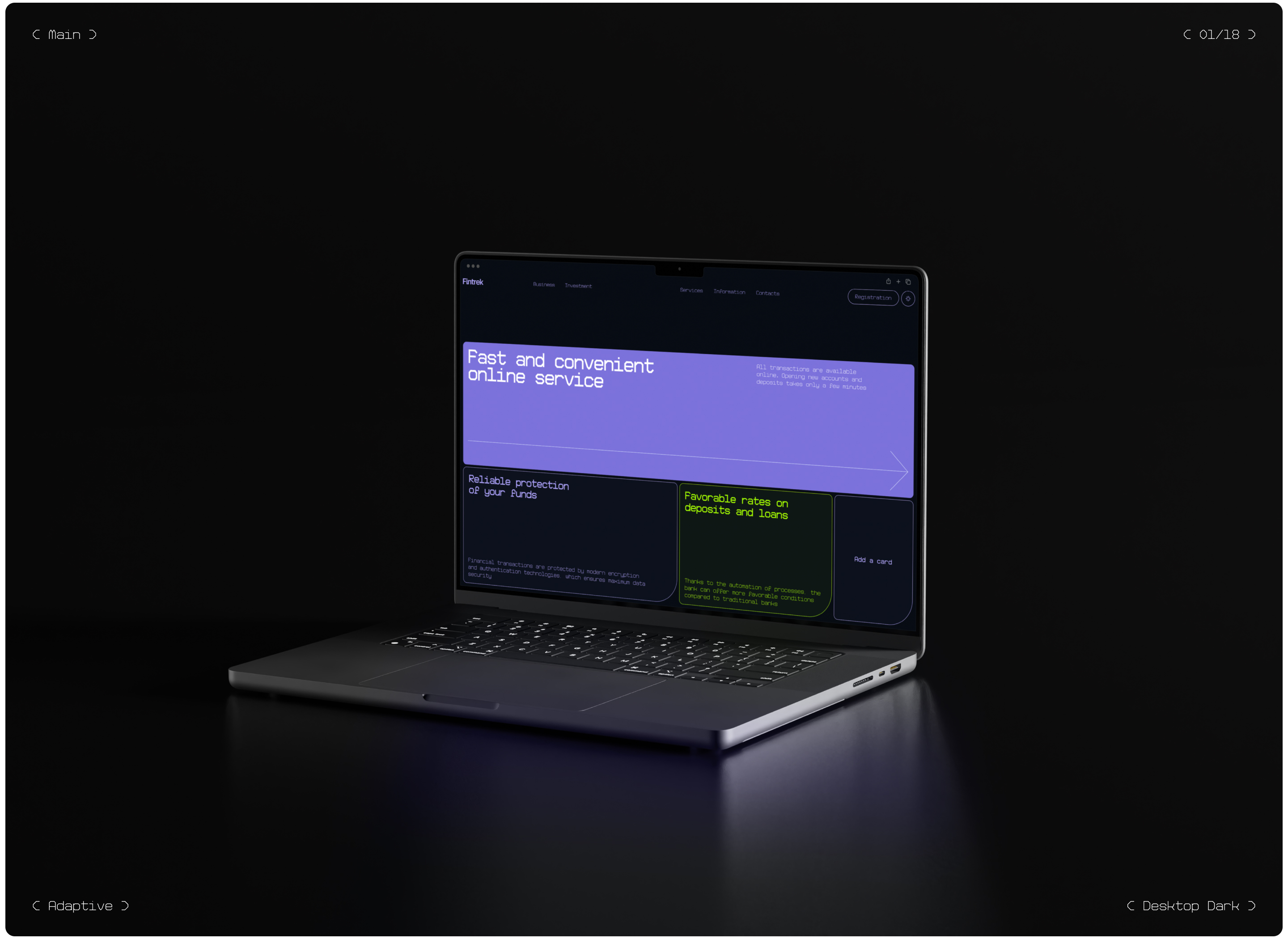 Fintrek Bank / Web — Изображение №5 — Интерфейсы на Dprofile