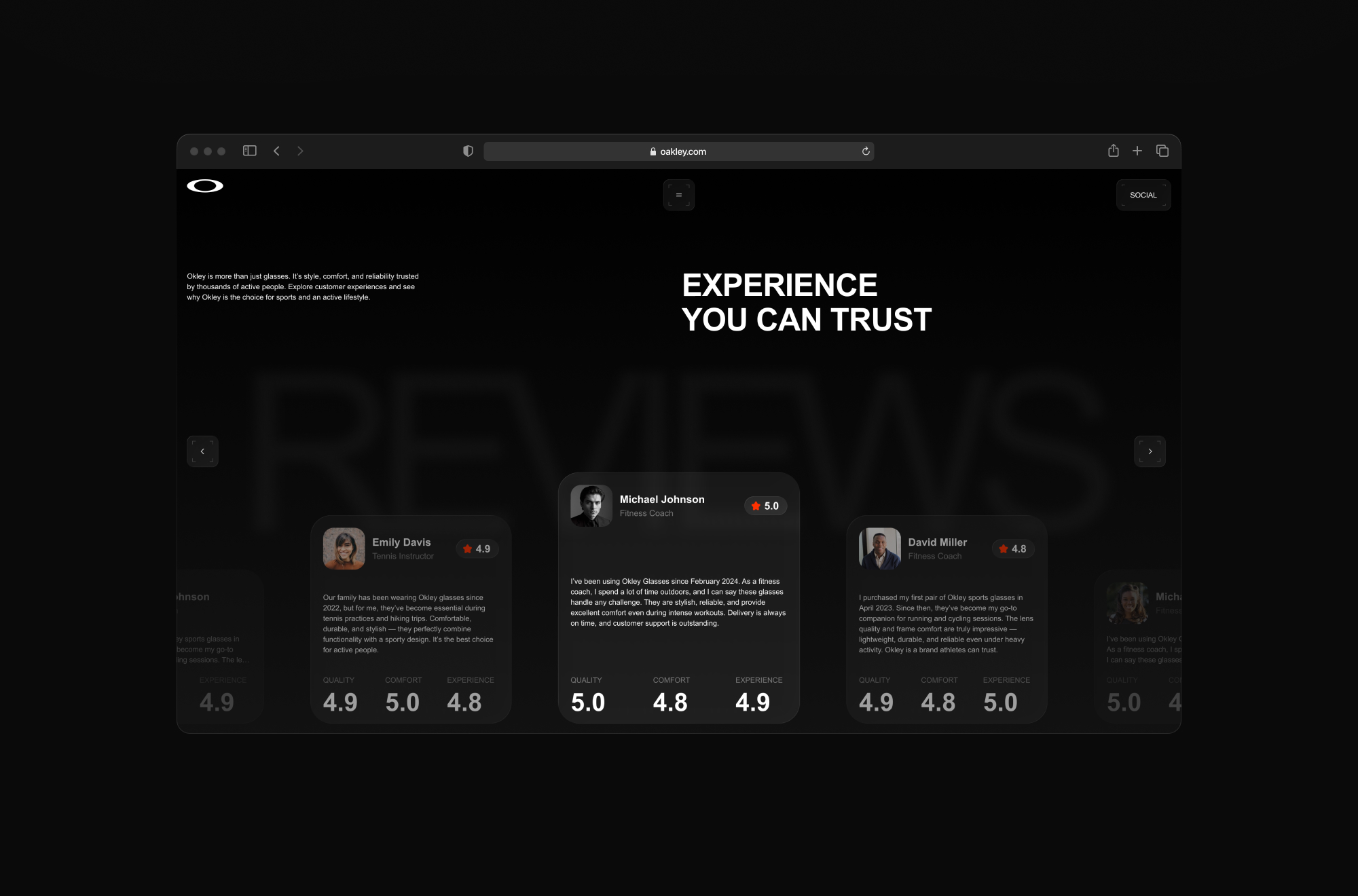 Oakley / Web — Изображение №11 — Интерфейсы на Dprofile