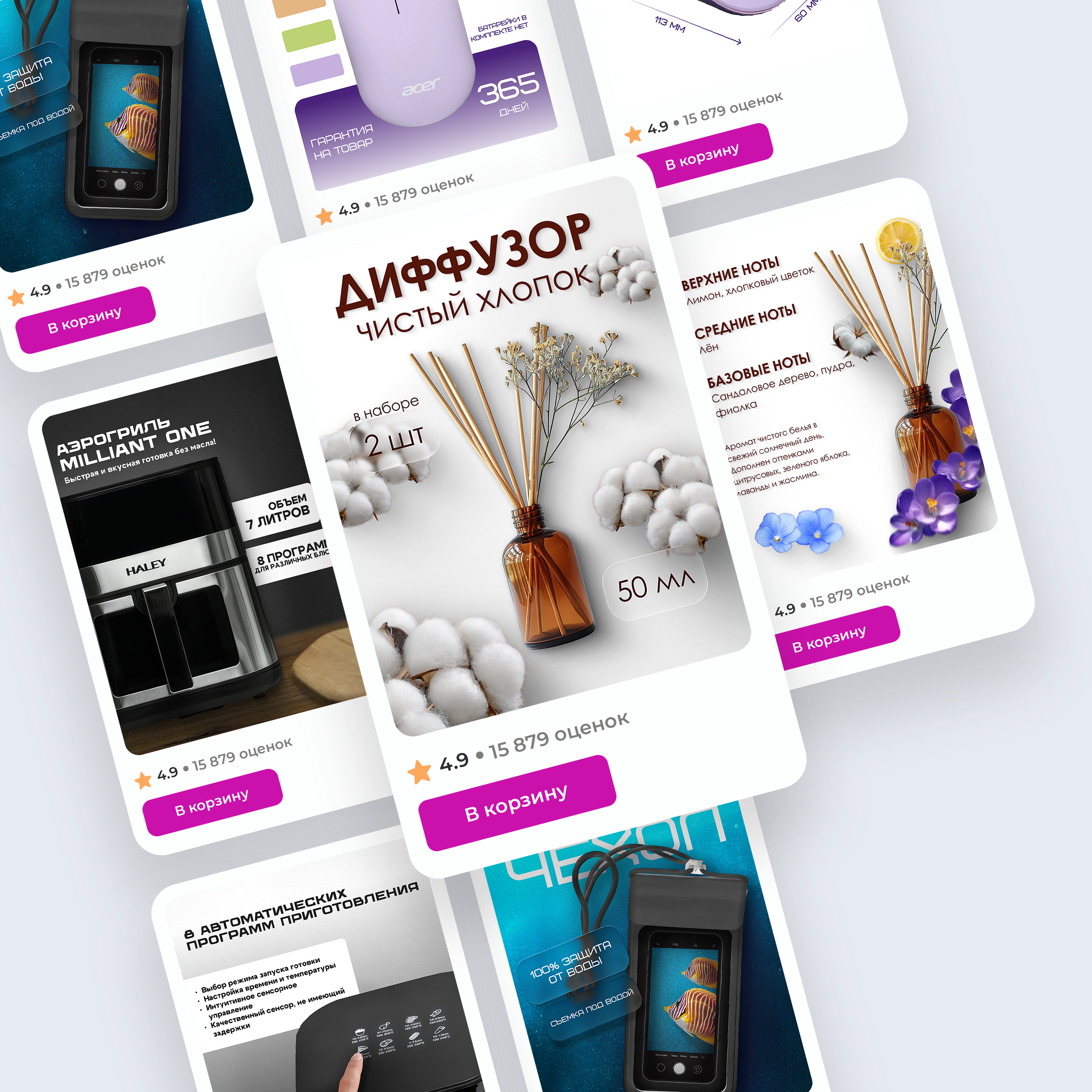 Инфографика для маркетплейсов — Изображение №6 — Графика, Маркетинг на Dprofile