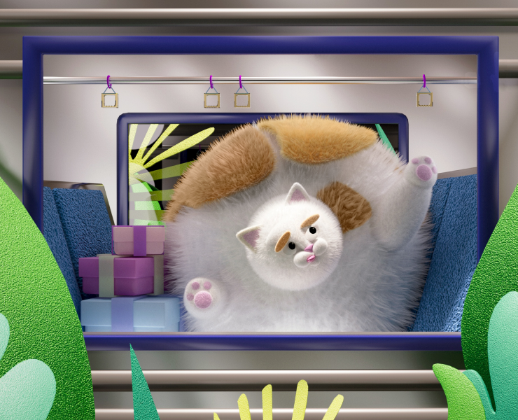 Метро | The Metro | 3D Illustration на Dprofile