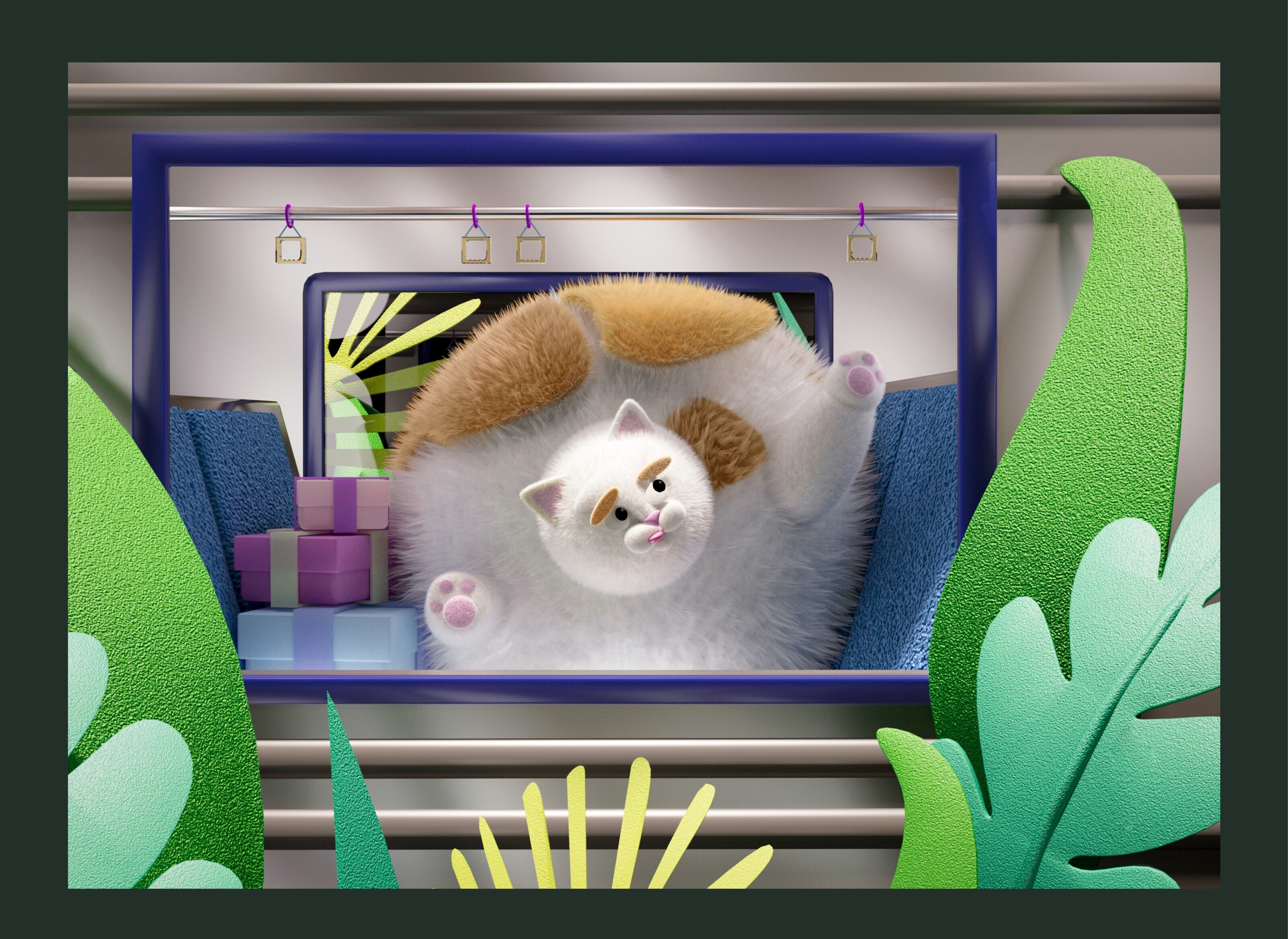 Метро | The Metro | 3D Illustration — Изображение №11 — Иллюстрация, 3D на Dprofile
