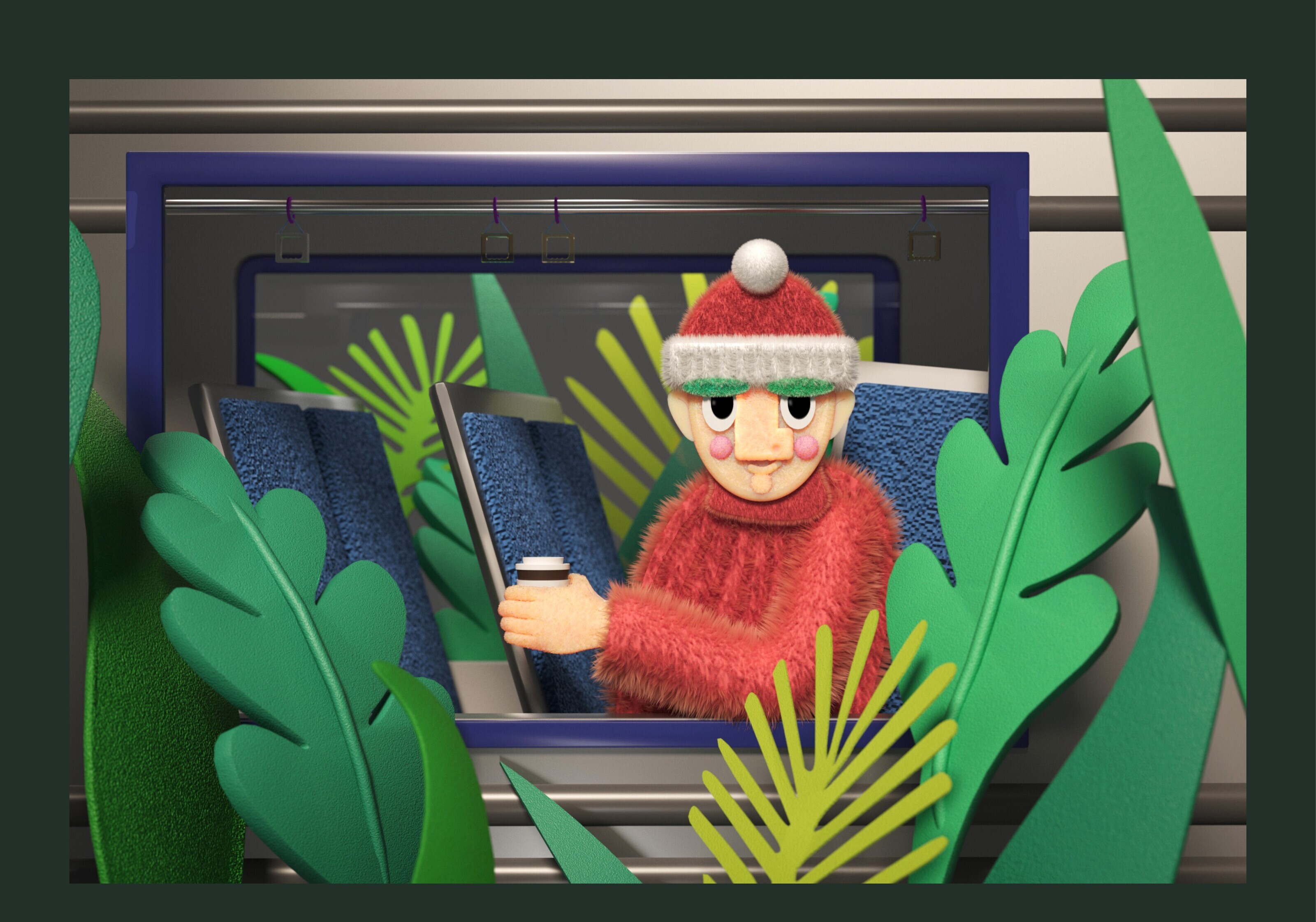Метро | The Metro | 3D Illustration — Изображение №5 — Иллюстрация, 3D на Dprofile