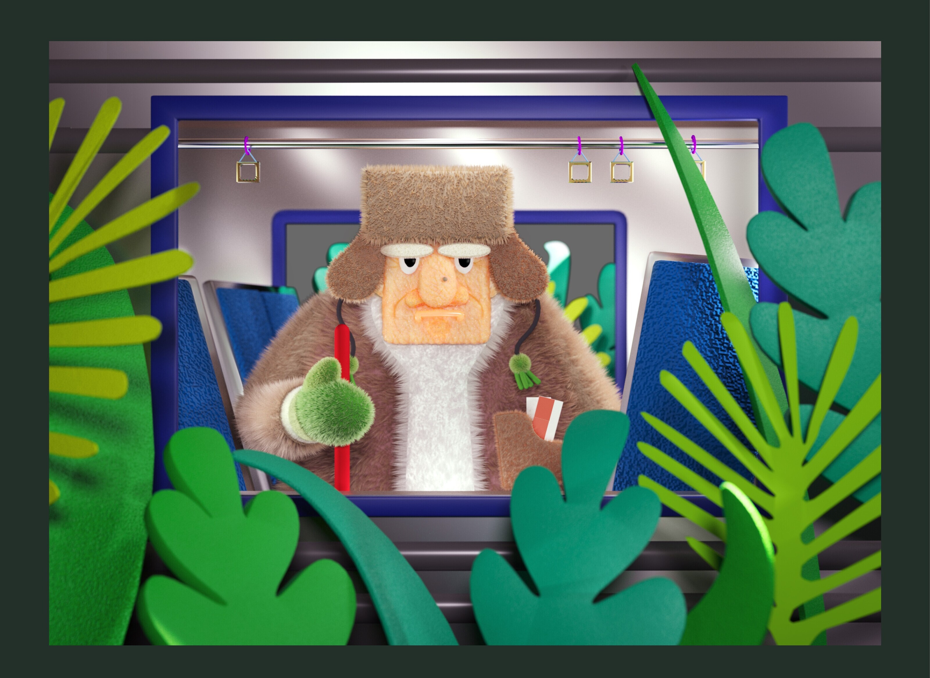 Метро | The Metro | 3D Illustration — Изображение №8 — Иллюстрация, 3D на Dprofile