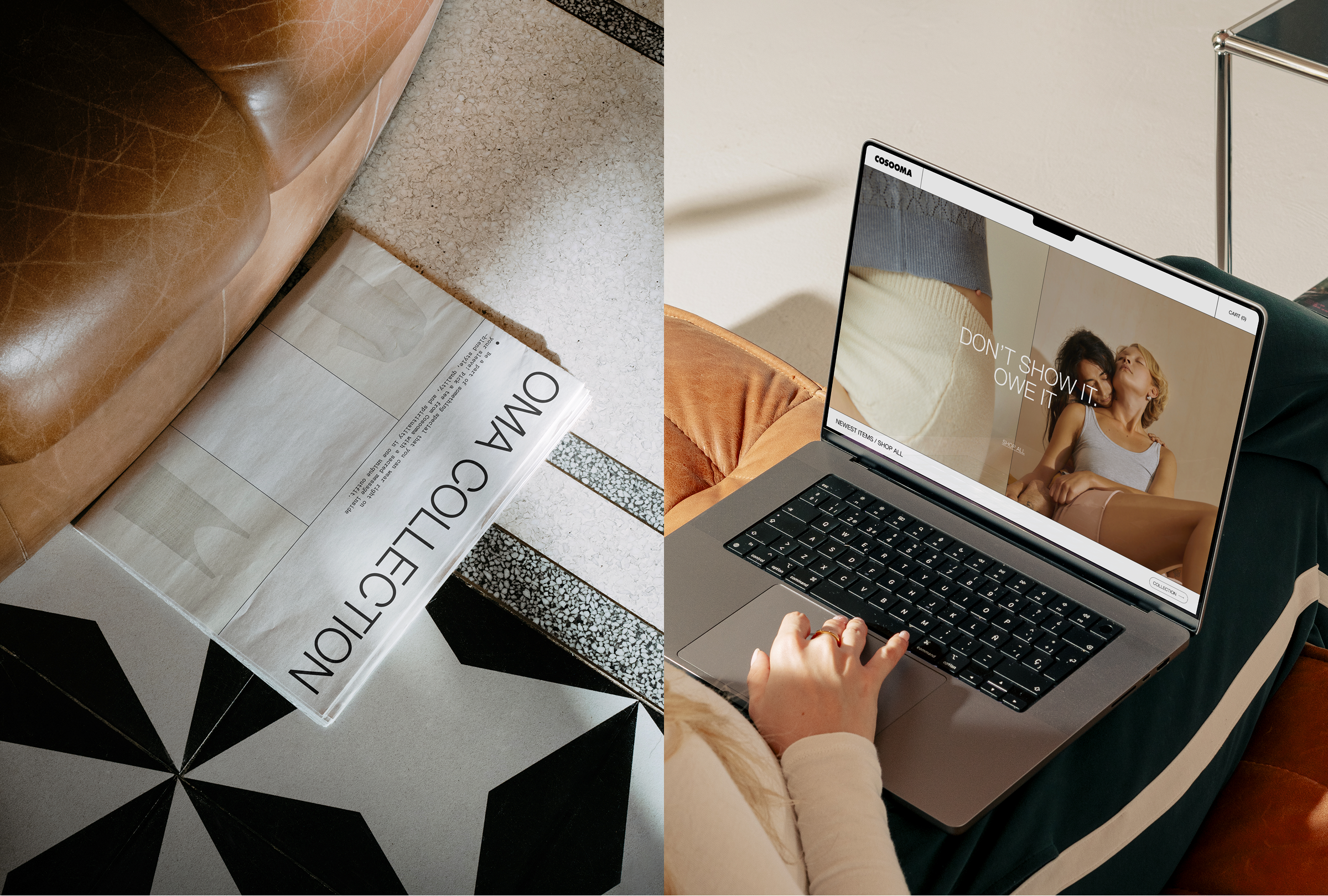 COSOOMA fashion brand - Визуальная идентичность и Веб дизайн — Изображение №10 — Интерфейсы, Брендинг на Dprofile