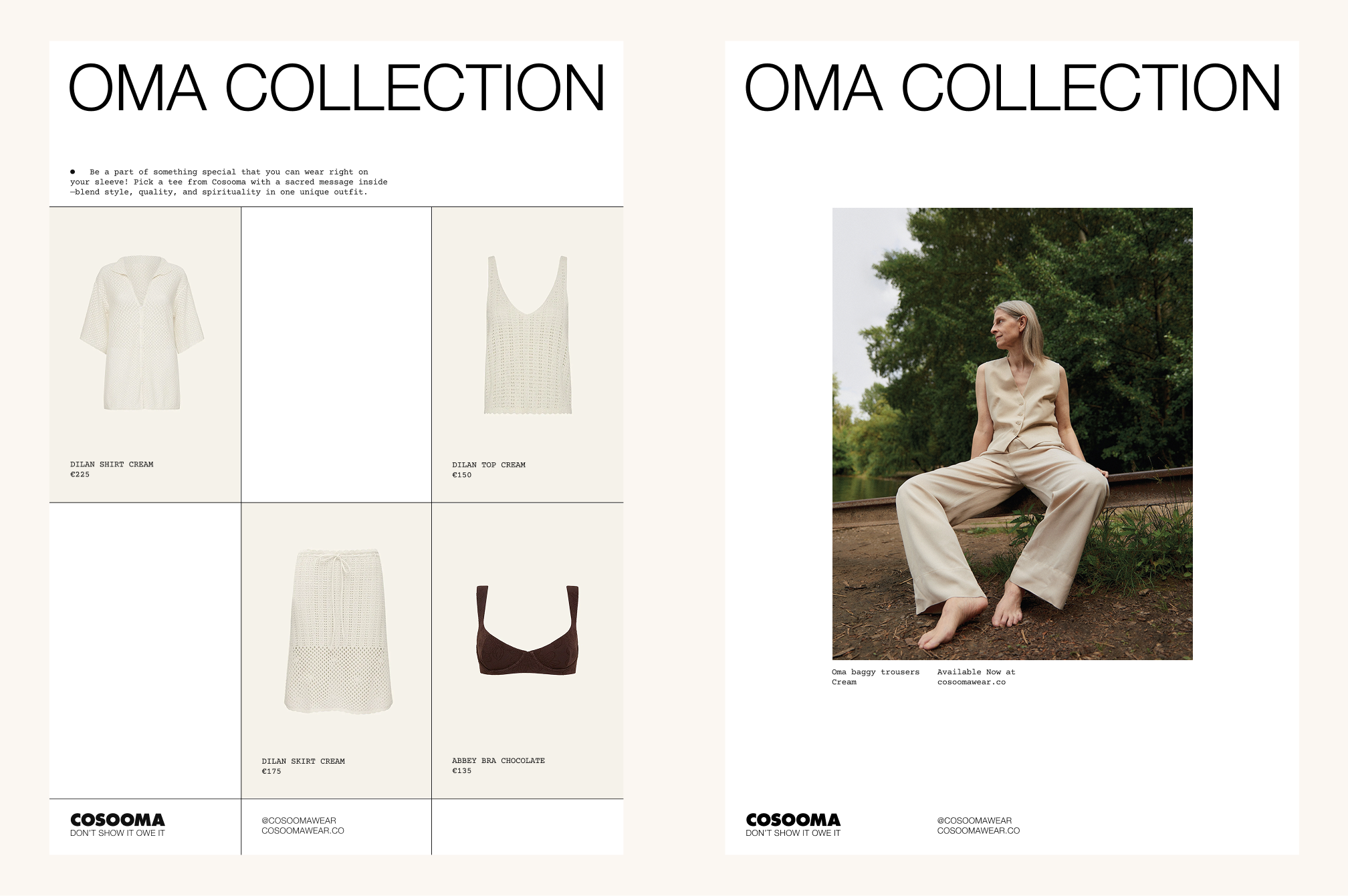 COSOOMA fashion brand - Визуальная идентичность и Веб дизайн — Изображение №13 — Интерфейсы, Брендинг на Dprofile