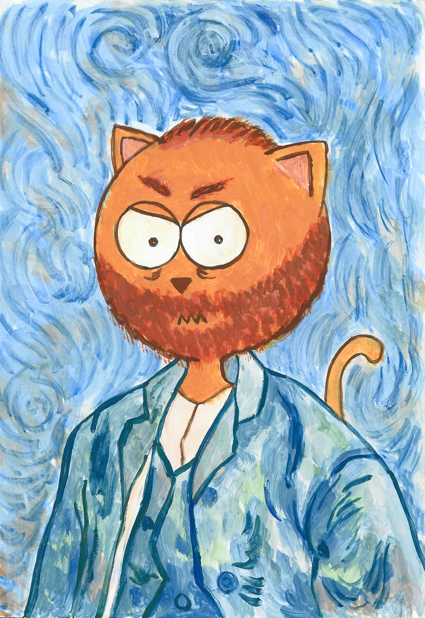 Котокопии именитых картин — Изображение №2 — Иллюстрация на Dprofile