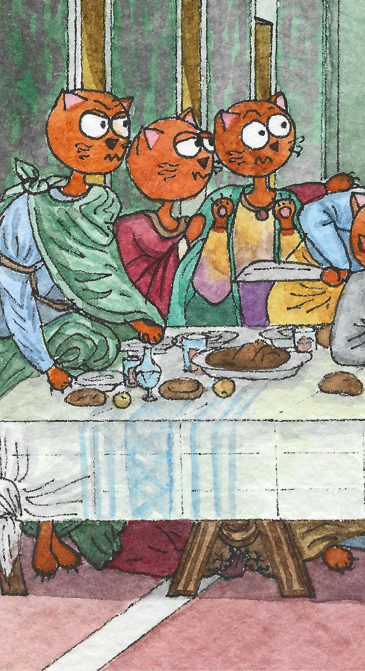 Котокопии именитых картин — Изображение №12 — Иллюстрация на Dprofile