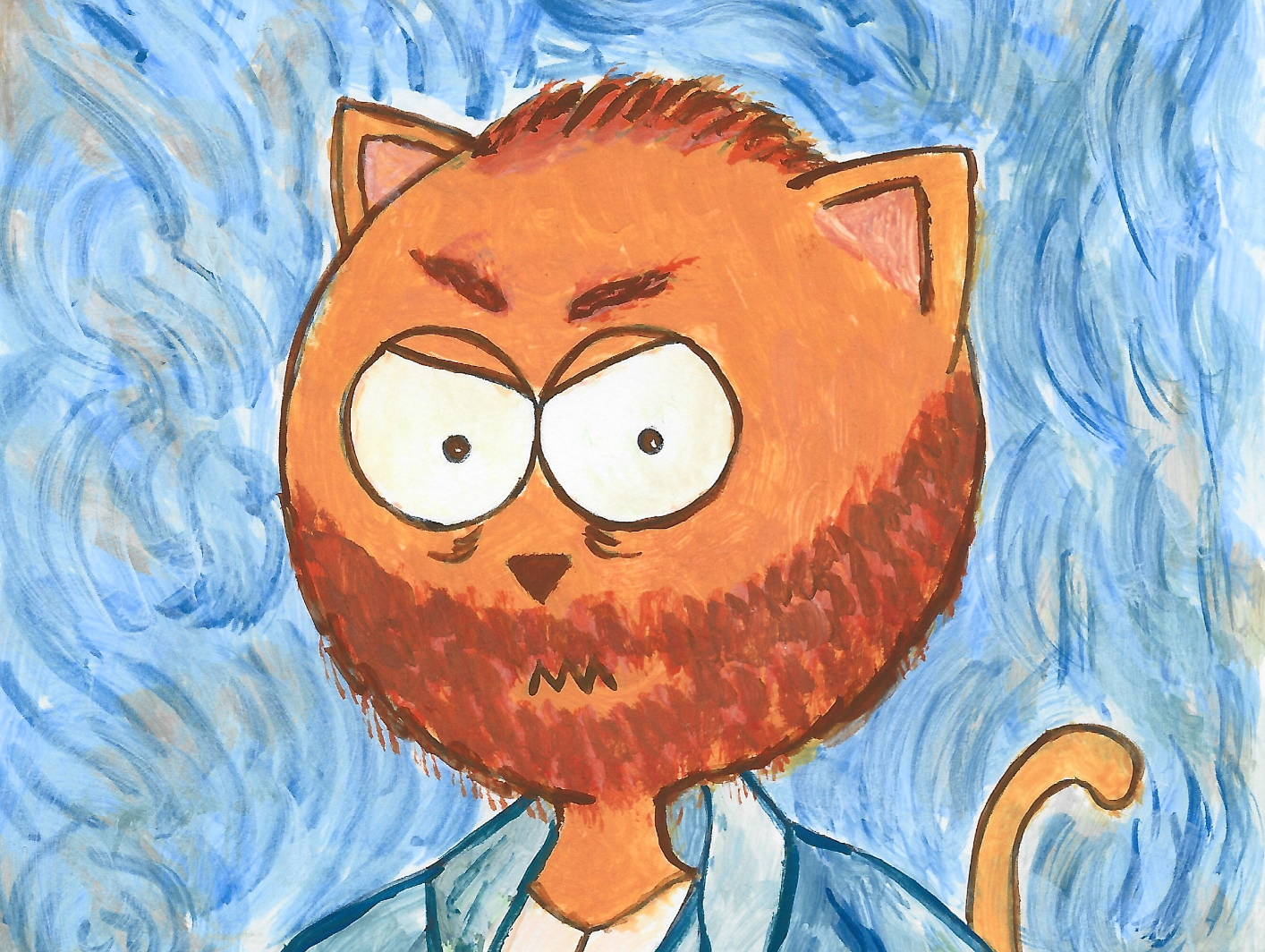 Котокопии именитых картин — Изображение №3 — Иллюстрация на Dprofile