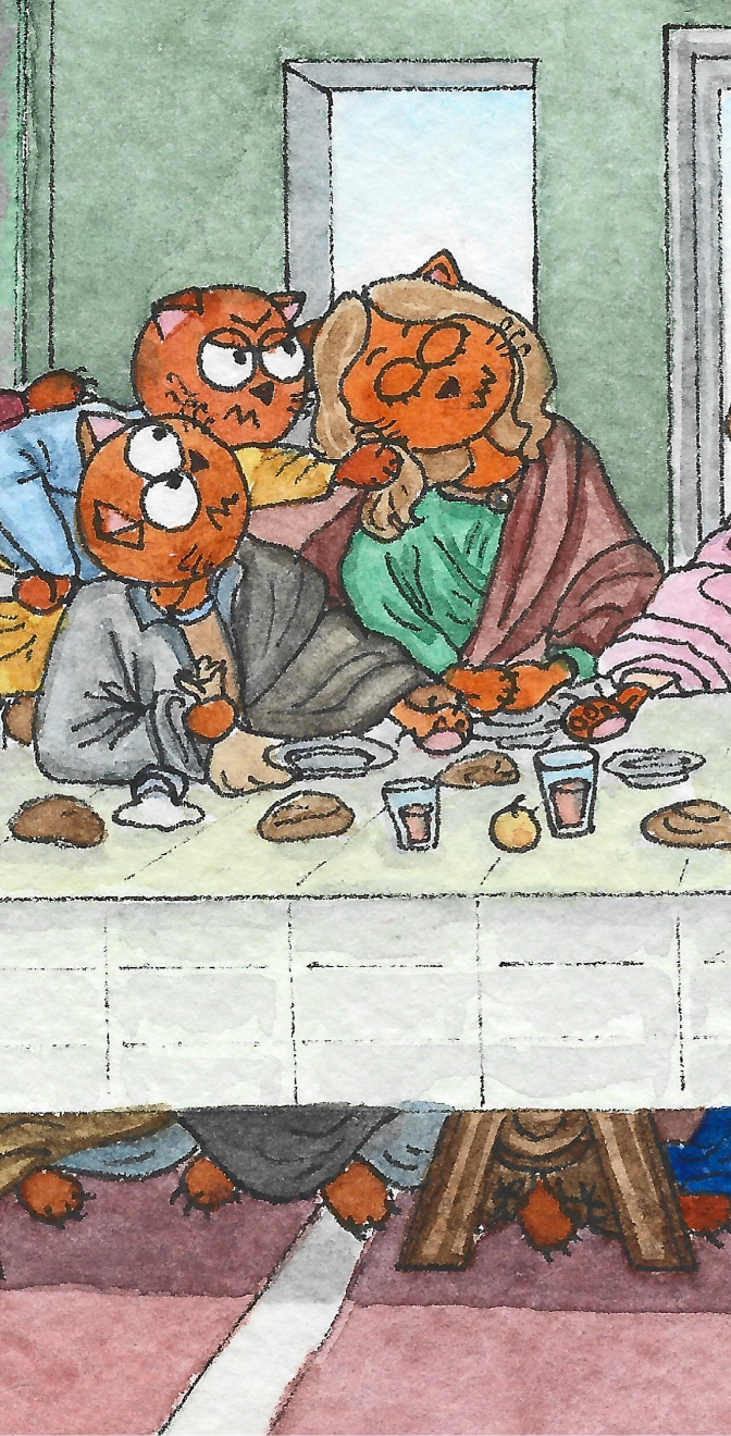 Котокопии именитых картин — Изображение №13 — Иллюстрация на Dprofile