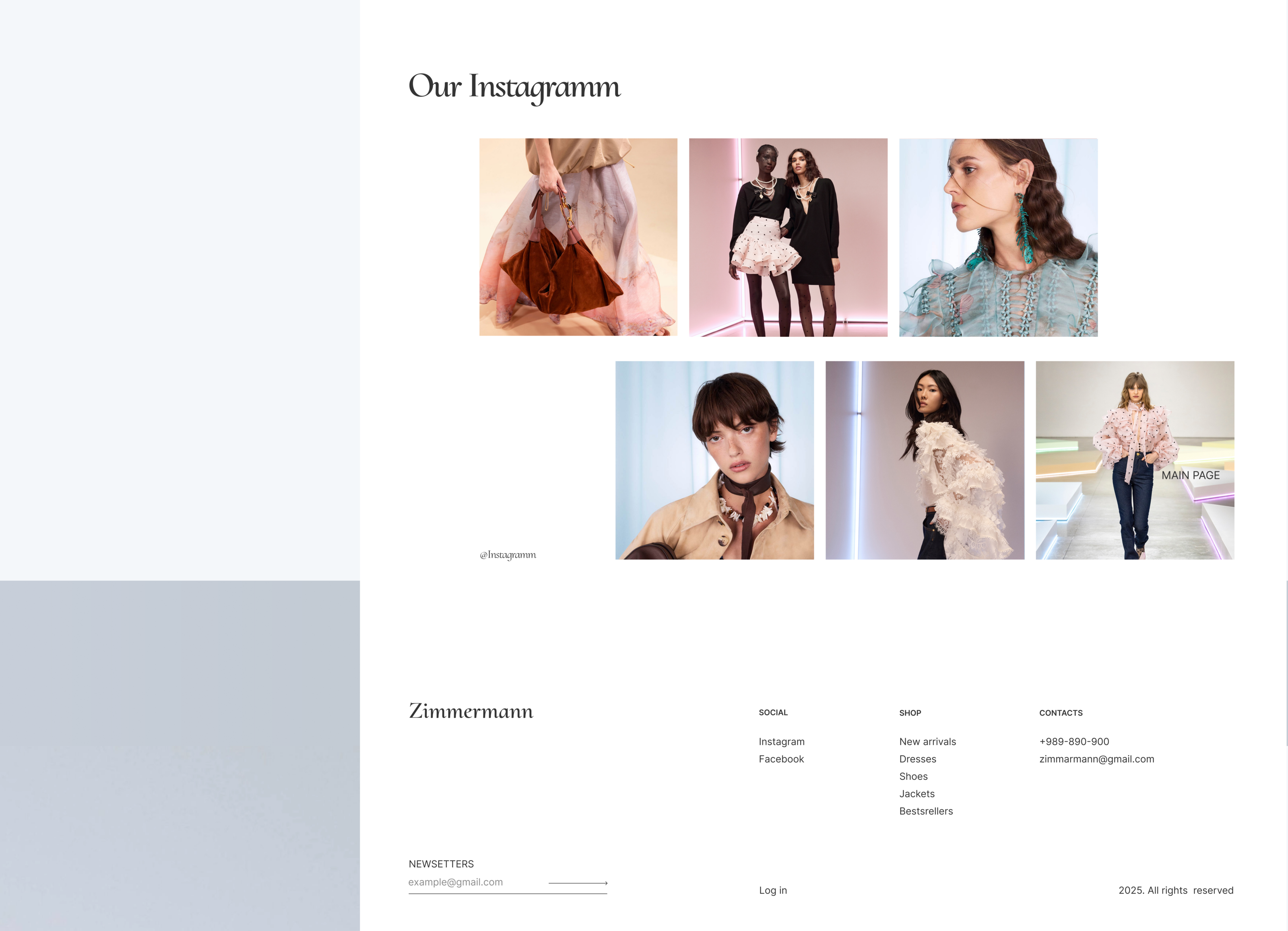 Zimmermann - Website redesign — Изображение №4 — Интерфейсы, Брендинг на Dprofile