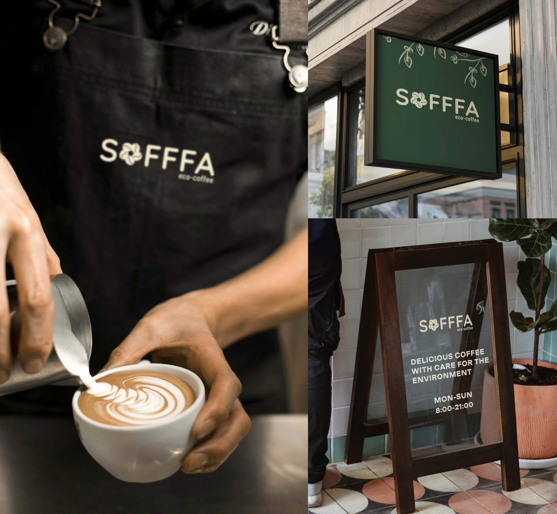 Логотип/ Фирменный стиль кофейни — Изображение №4 — Брендинг на Dprofile