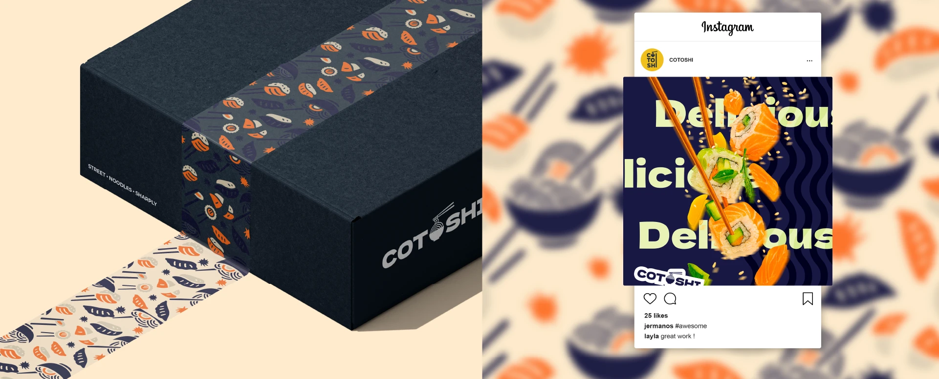 Фирменный стиль | Брендинг японской кухни | Логотип — Изображение №9 — Брендинг на Dprofile