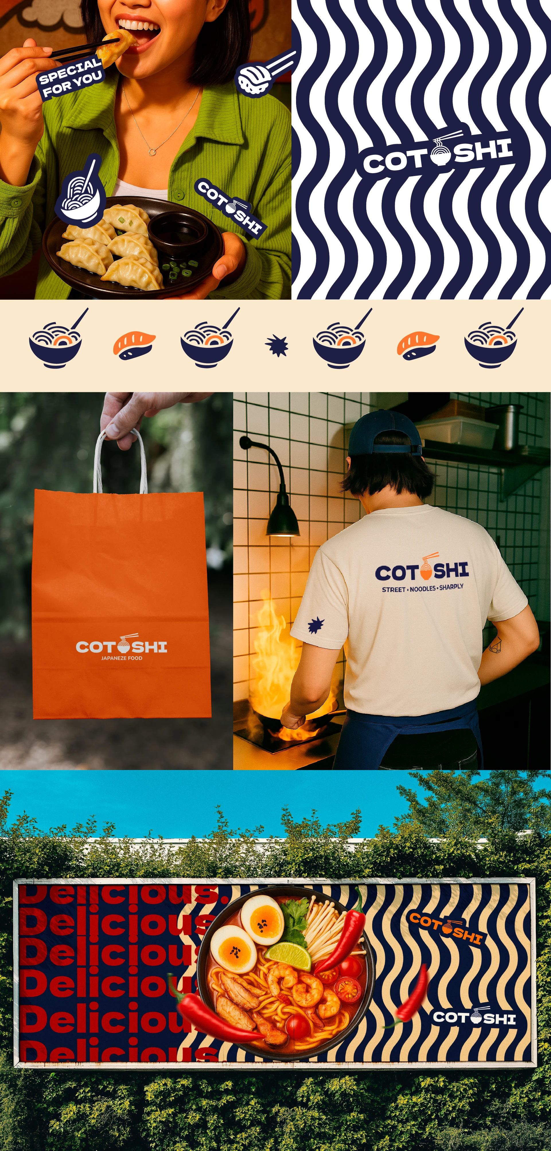 Фирменный стиль | Брендинг японской кухни | Логотип — Изображение №6 — Брендинг на Dprofile