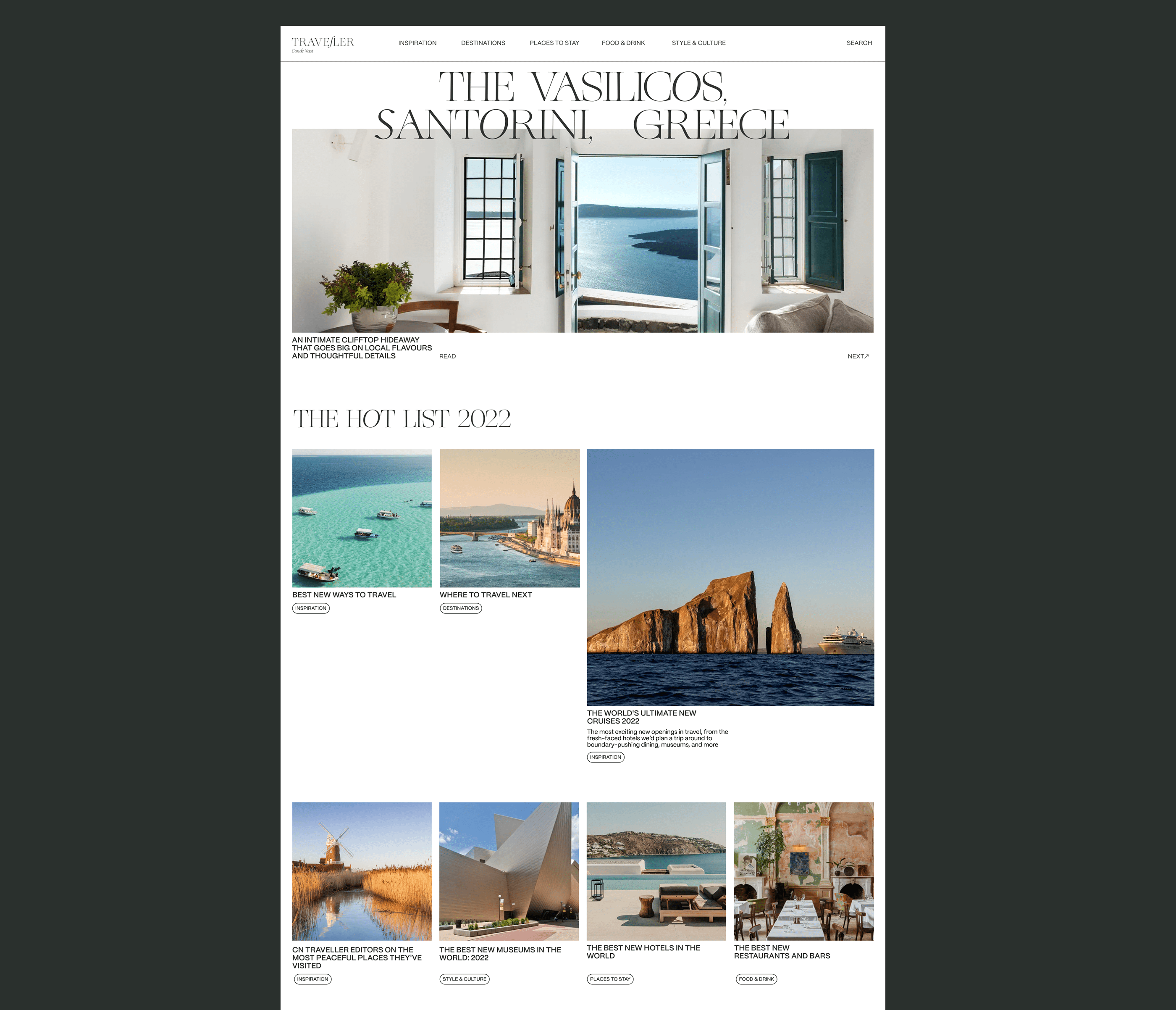 Condé Nast Traveller — Изображение №2 — Интерфейсы, Брендинг на Dprofile
