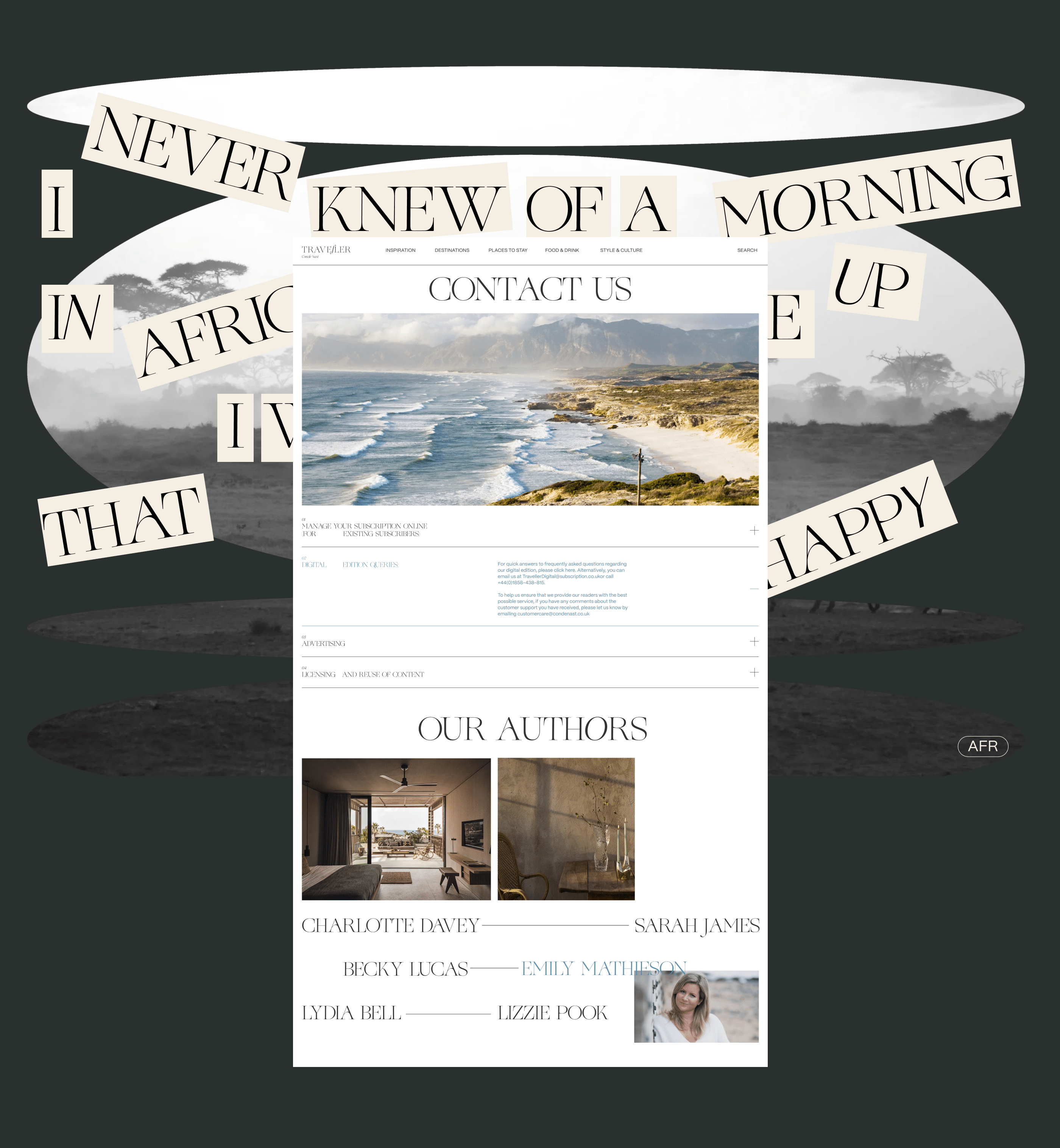 Condé Nast Traveller — Изображение №14 — Интерфейсы, Брендинг на Dprofile