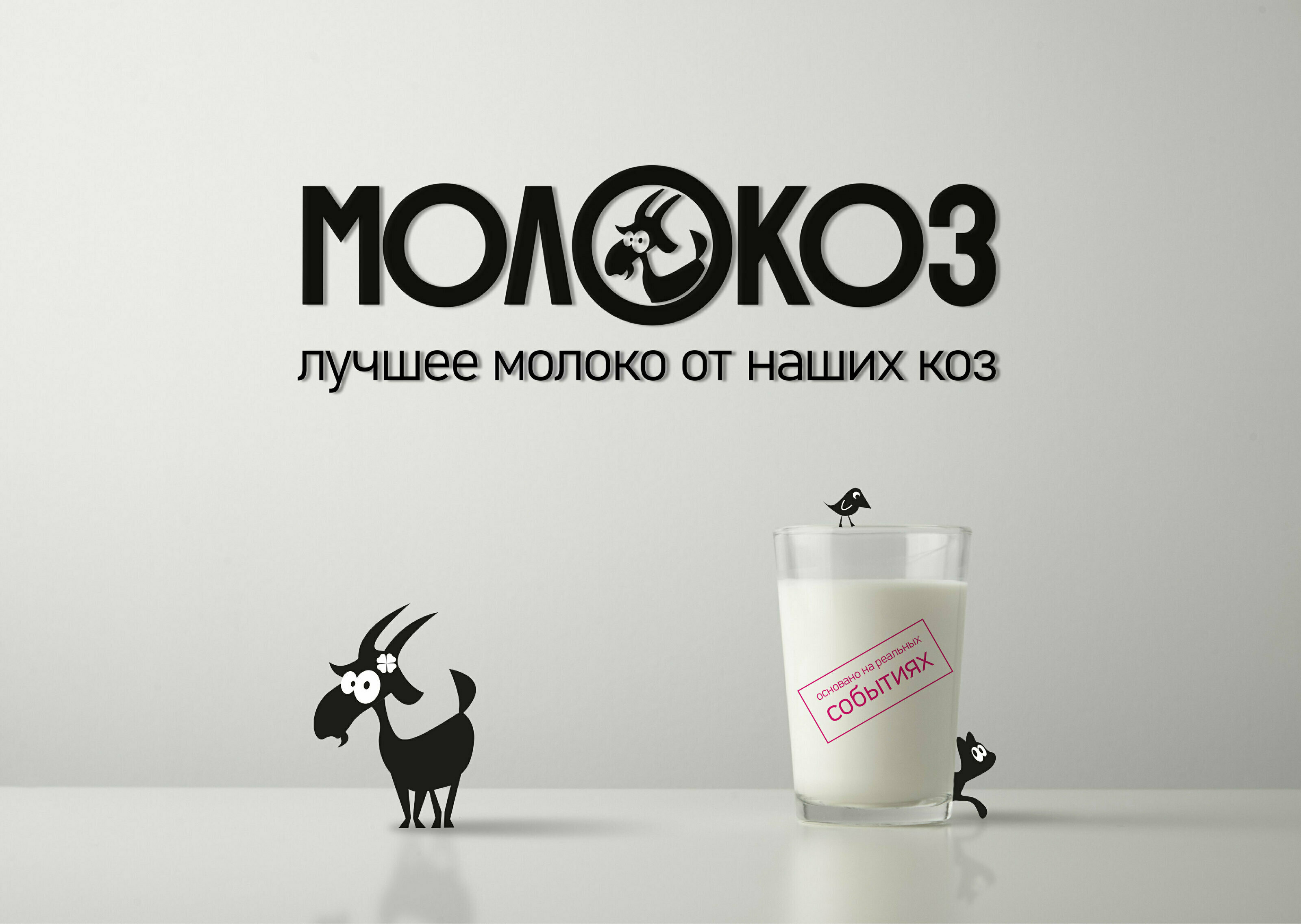 Фирменный стиль и упаковка продуктов из козьего молока — Изображение №1 — Брендинг, Иллюстрация на Dprofile