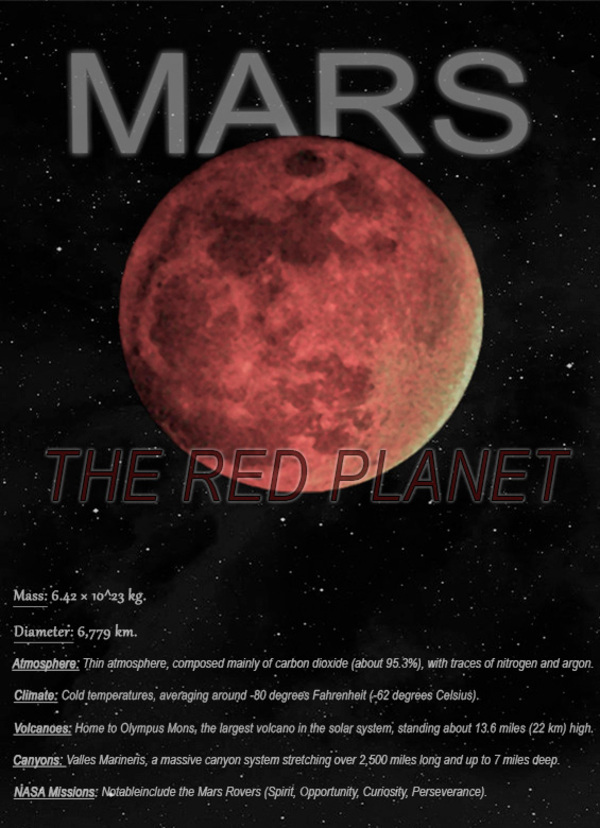 Плакат MARS — Изображение №1 — Графика на Dprofile