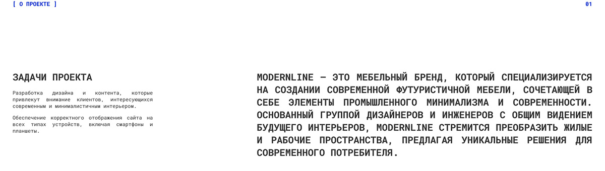 MODERNLINE магазин дизайнерской мебели — Изображение №2 — Интерфейсы на Dprofile