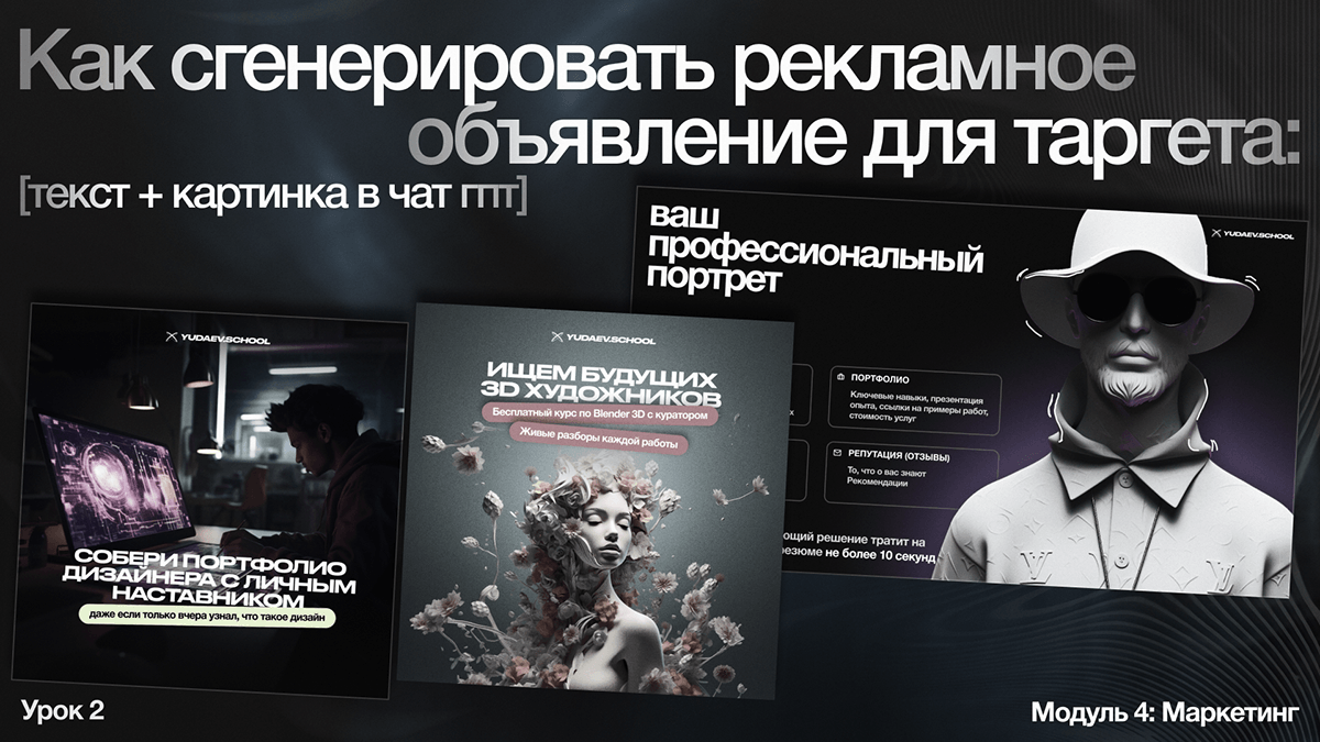 Дизайн-концепт курса про нейросети — Изображение №21 — Брендинг, Графика на Dprofile