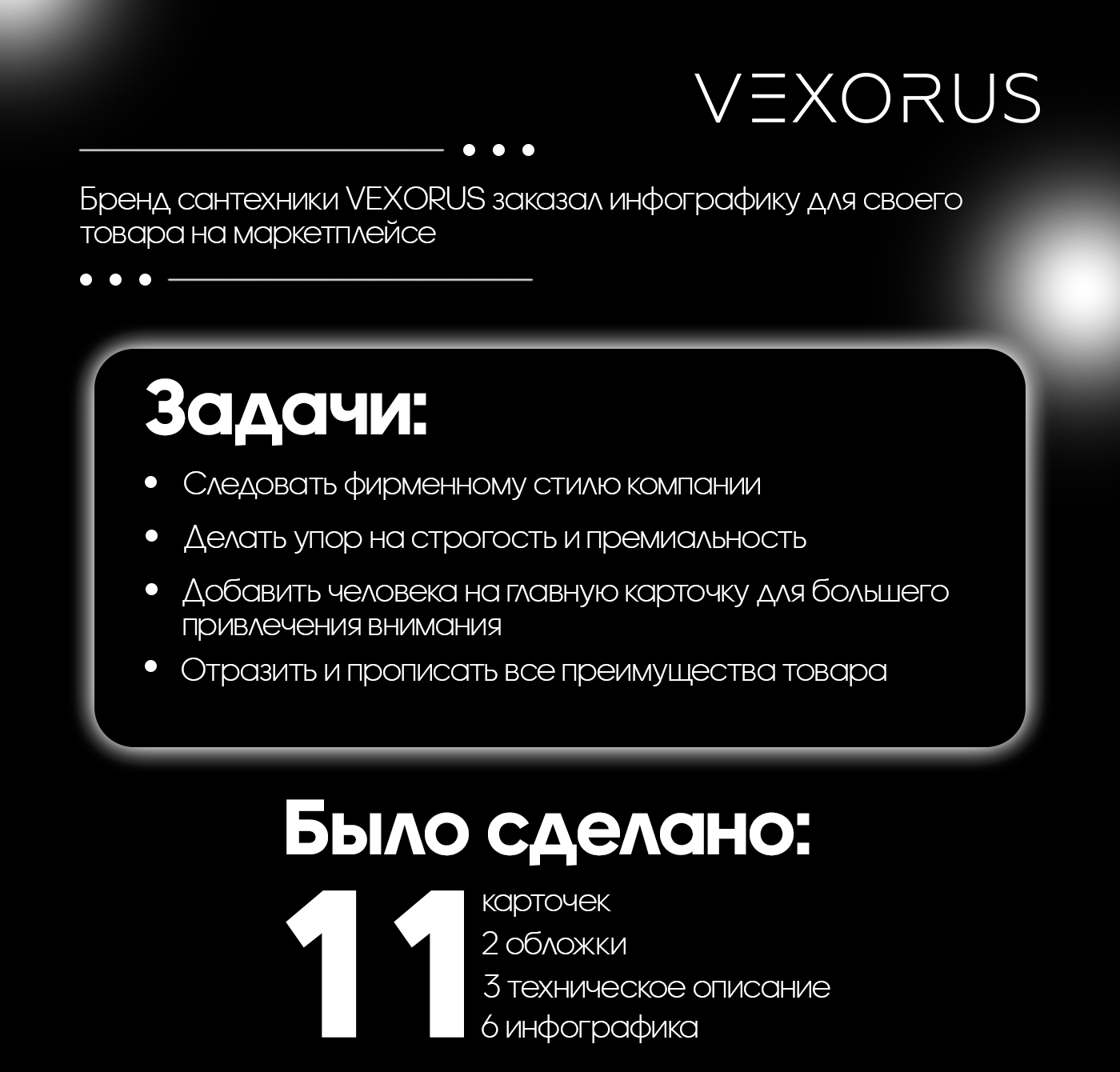 Инфографика | VEXORUS сантехника — Изображение №1 — Графика, Маркетинг на Dprofile