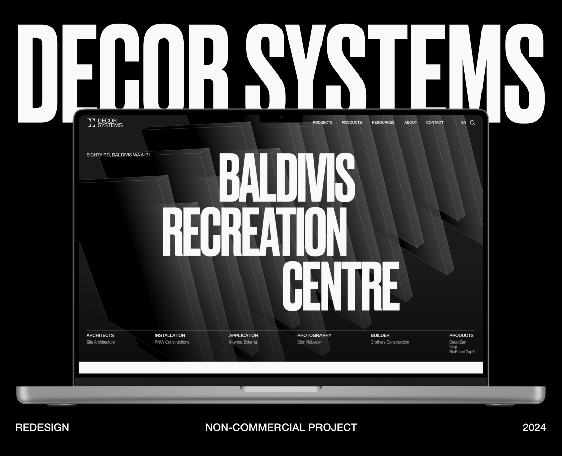 DECOR SYSTEMS | CORPORATE WEBSITE REDESIGN — Интерфейсы, Графика на Dprofile