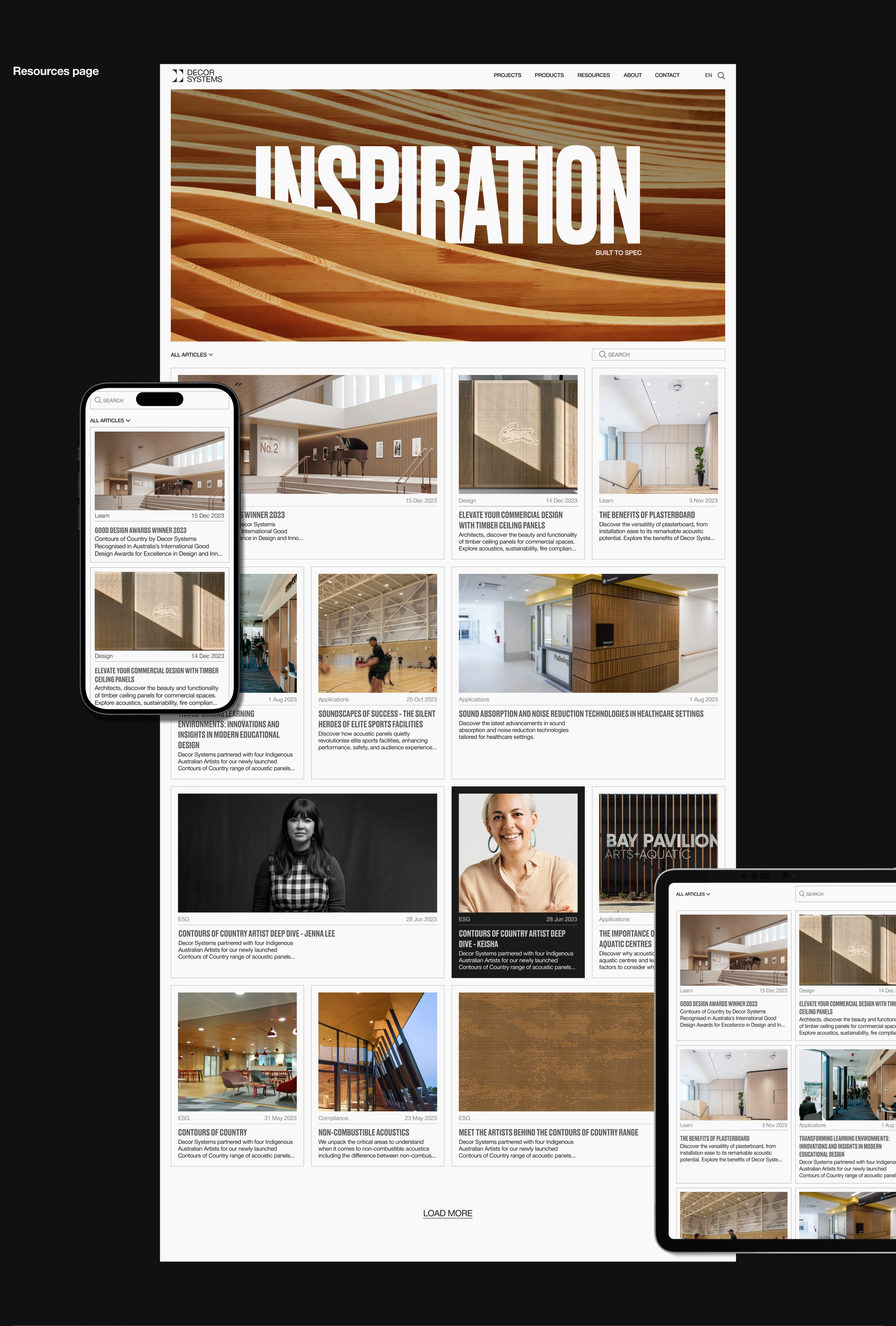 DECOR SYSTEMS | CORPORATE WEBSITE REDESIGN — Изображение №10 — Интерфейсы, Графика на Dprofile