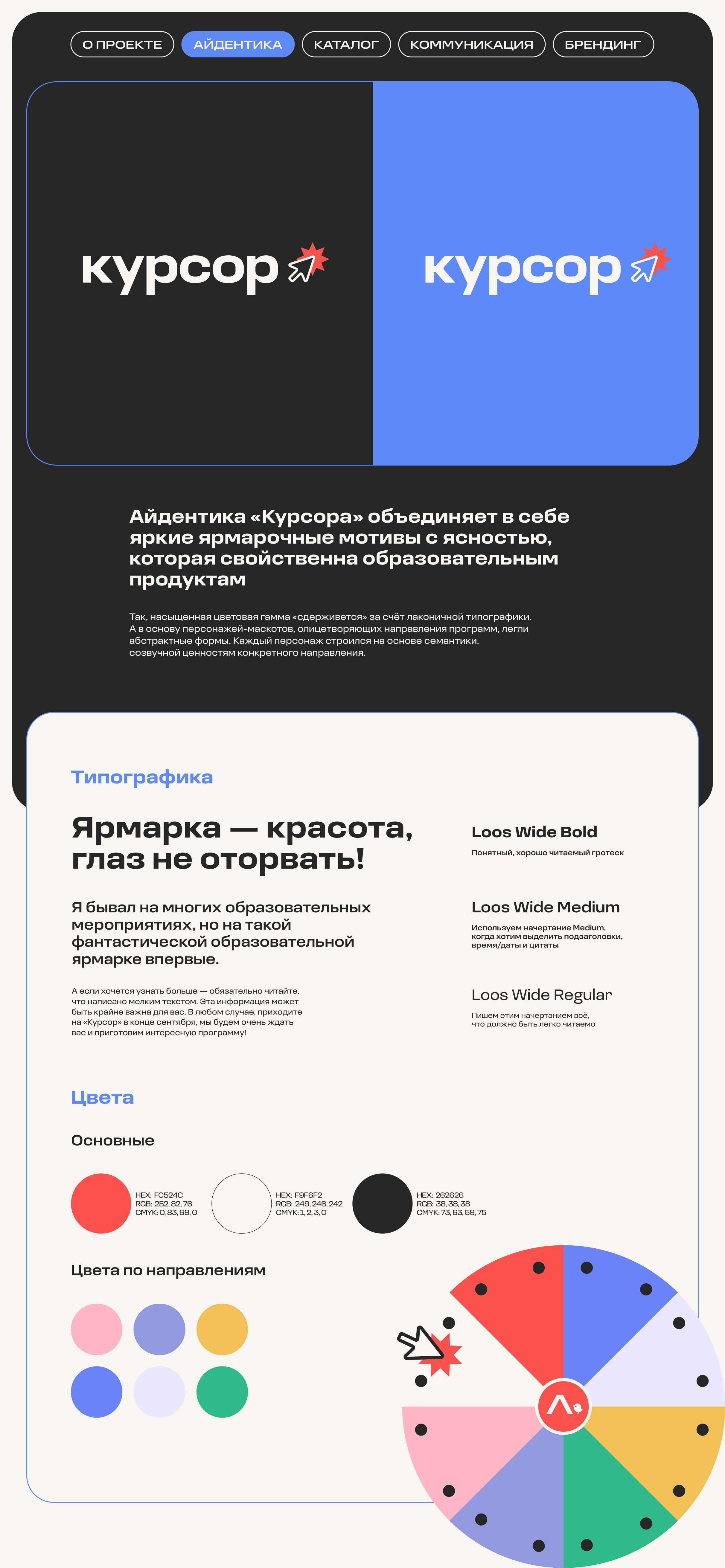 Образовательная ярмарка «Курсор» | Брендинг — Изображение №3 — Брендинг, Маркетинг на Dprofile