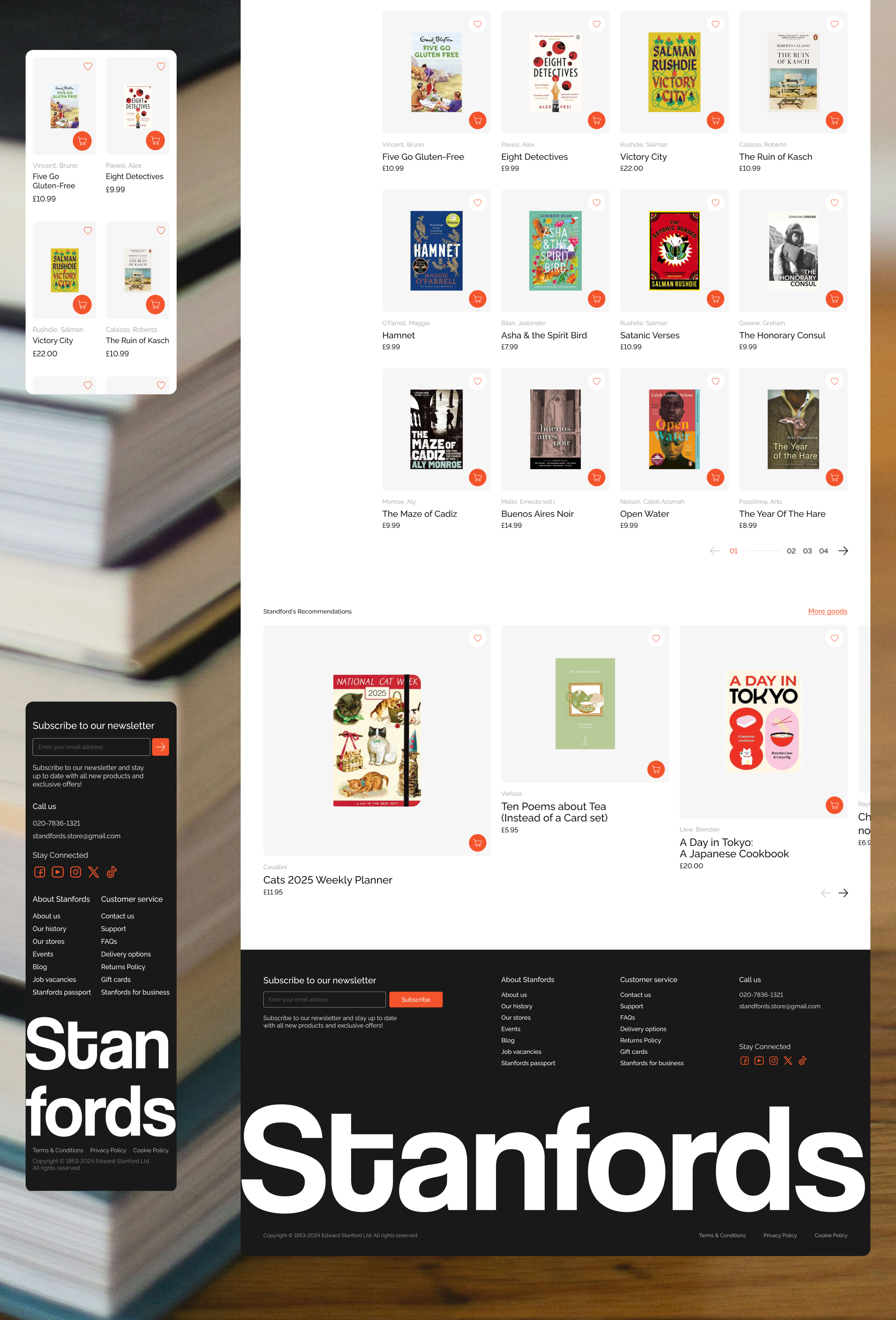 STANFORDS | Online store website redesign — Изображение №8 — Интерфейсы на Dprofile