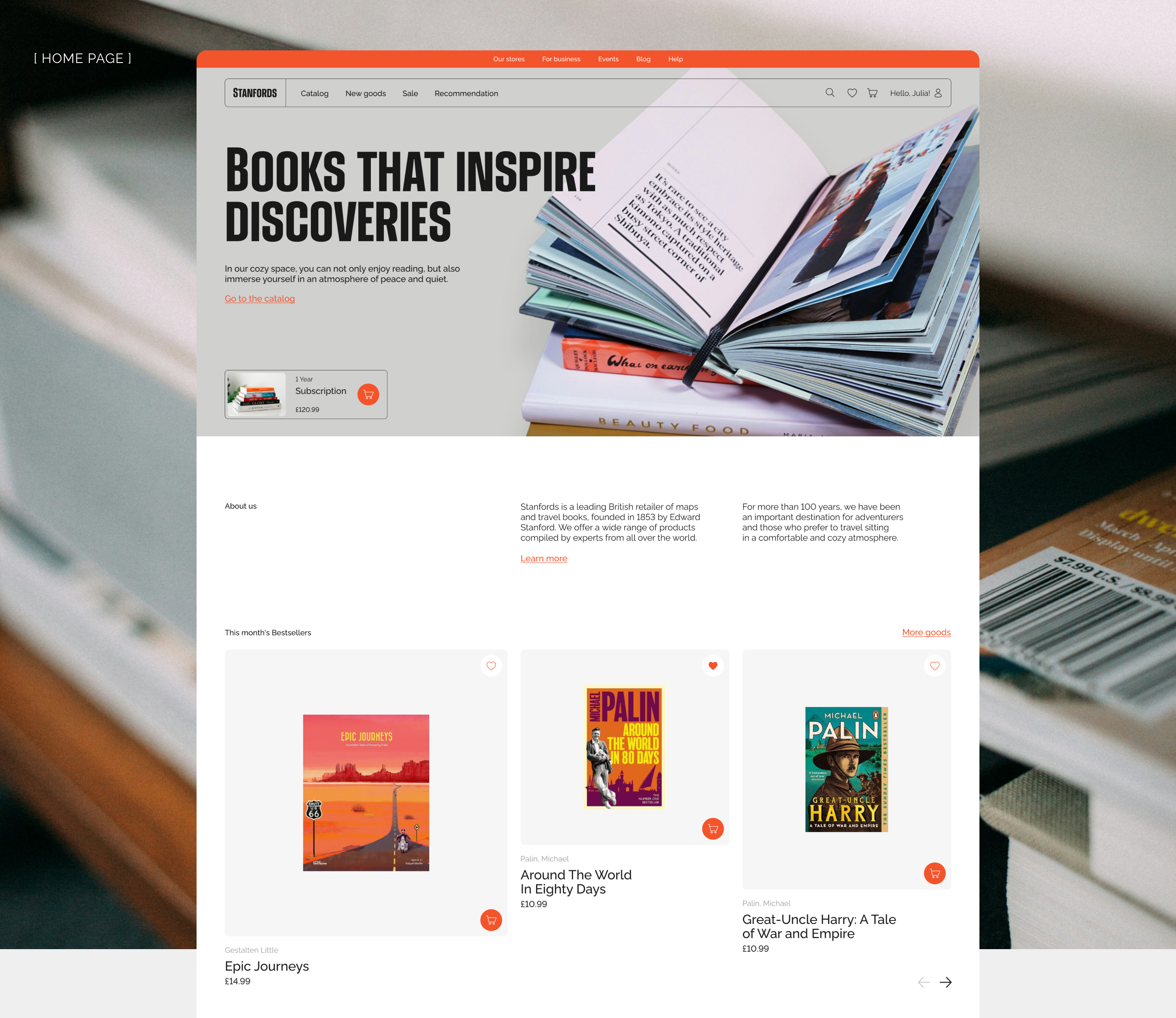 STANFORDS | Online store website redesign — Изображение №3 — Интерфейсы на Dprofile