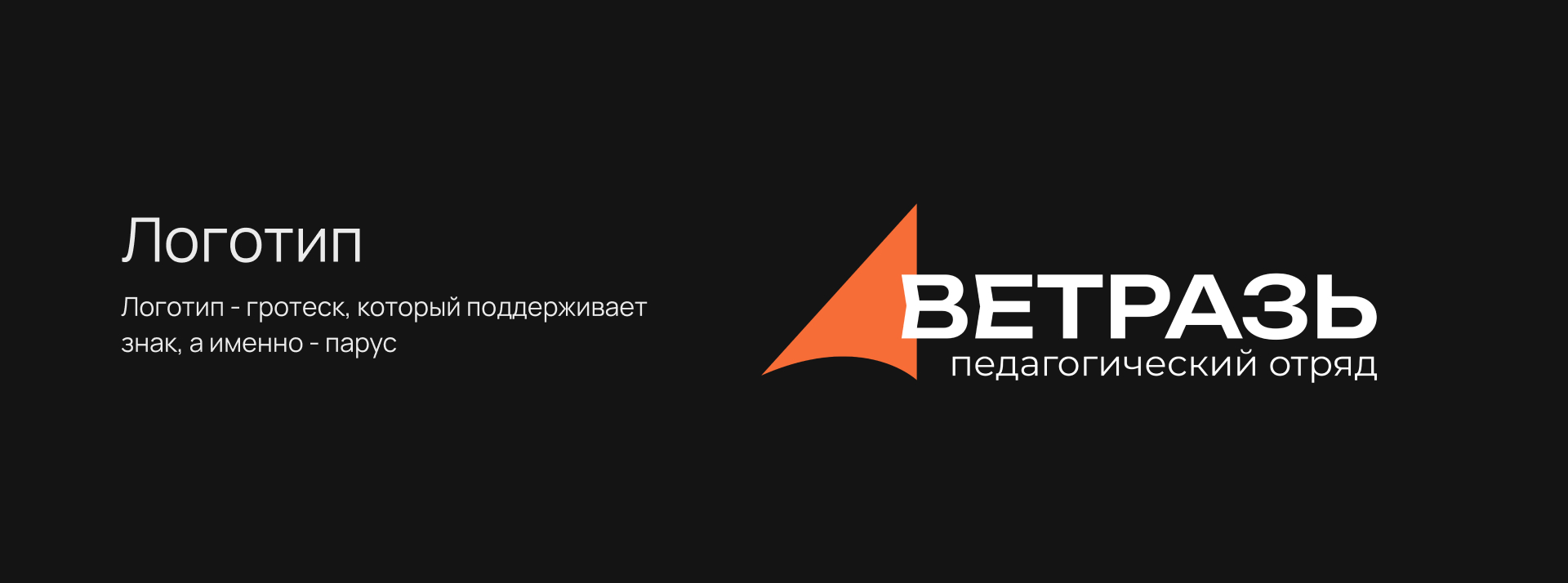 Айдентика педагогического отряда "Ветразь" — Изображение №1 — Брендинг на Dprofile