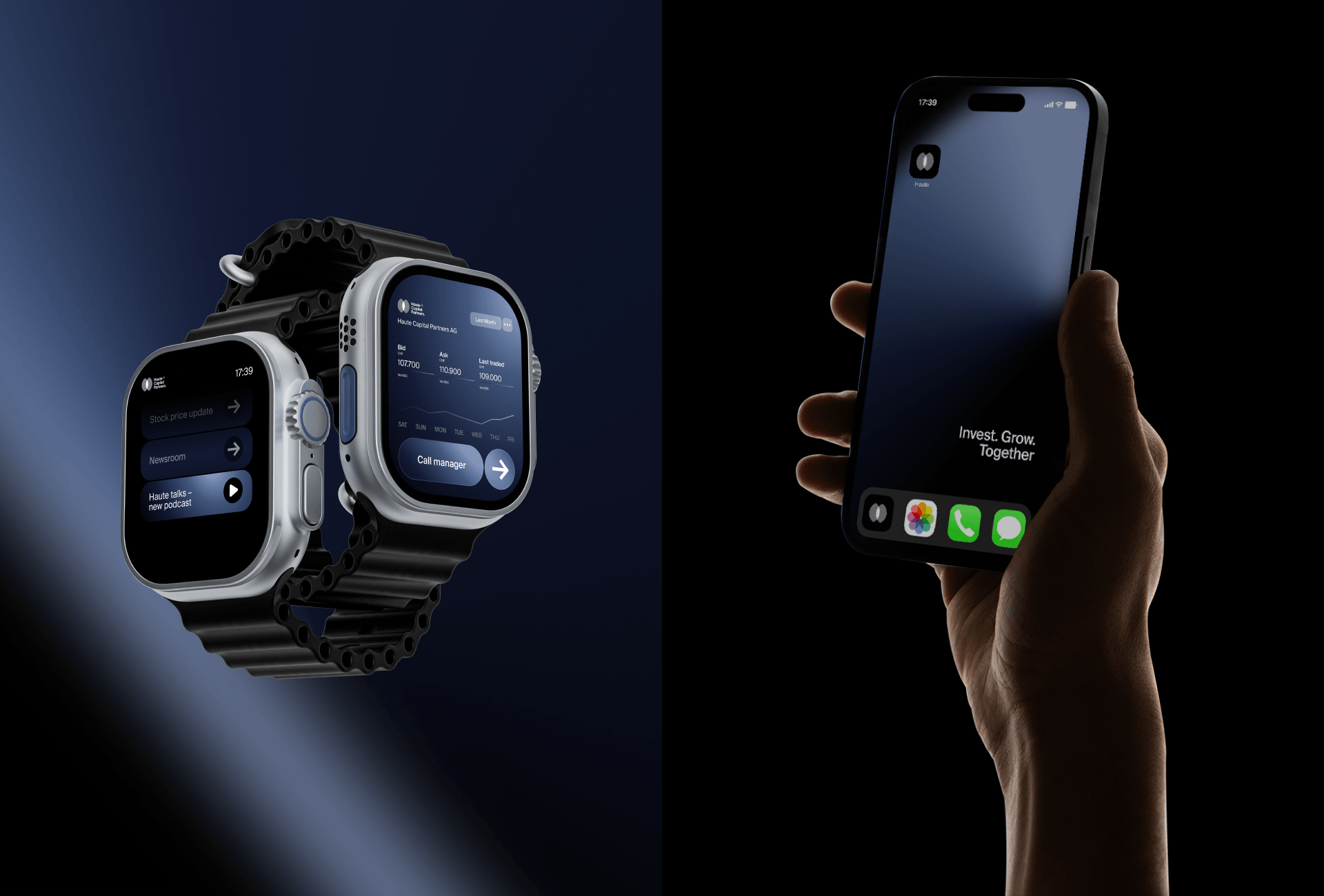 Haute Capital Partners — Изображение №3 — Брендинг, Графика на Dprofile