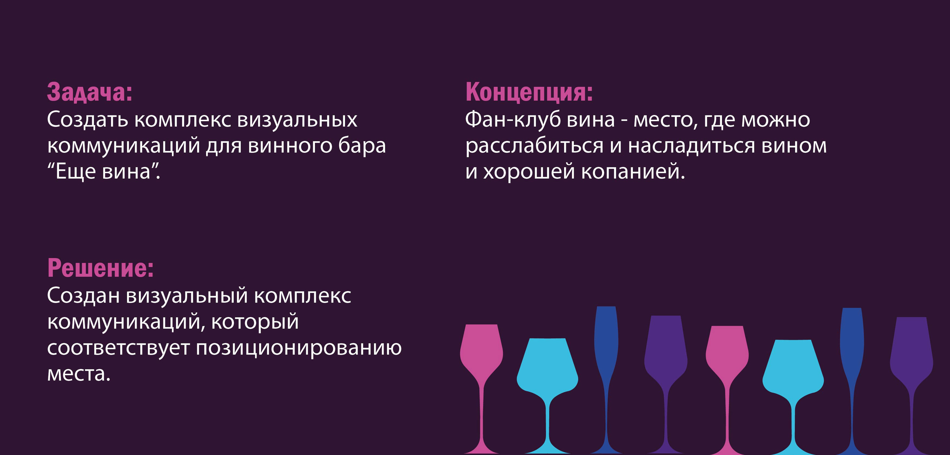 Фирменный стиль для бара "Еще вина"" — Изображение №2 — Интерфейсы, Брендинг на Dprofile