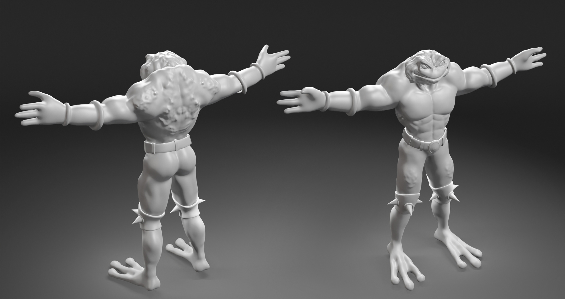 Zitz ( from  Battletoads) — Изображение №1 — Иллюстрация, 3D на Dprofile