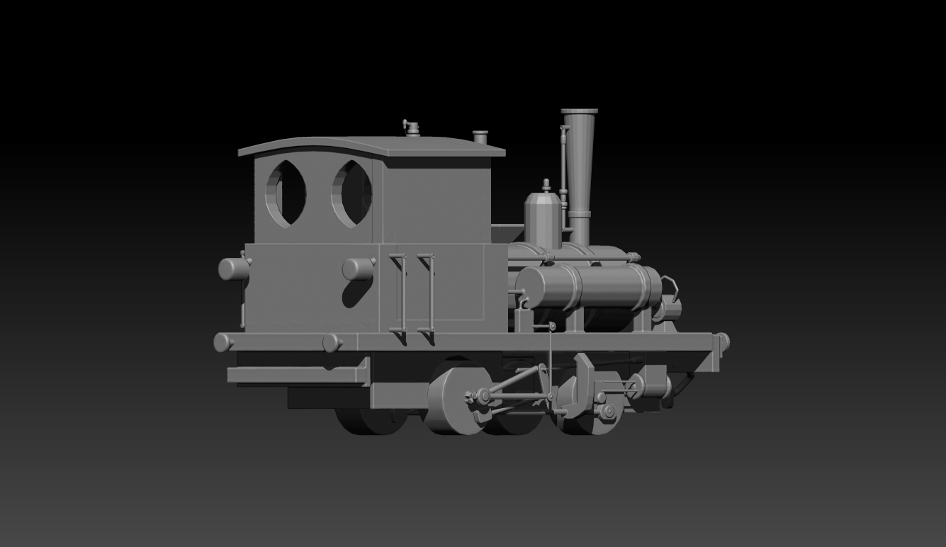 Паровозик/train — Изображение №3 — Иллюстрация, 3D на Dprofile