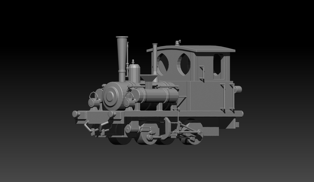 Паровозик/train — Изображение №1 — Иллюстрация, 3D на Dprofile